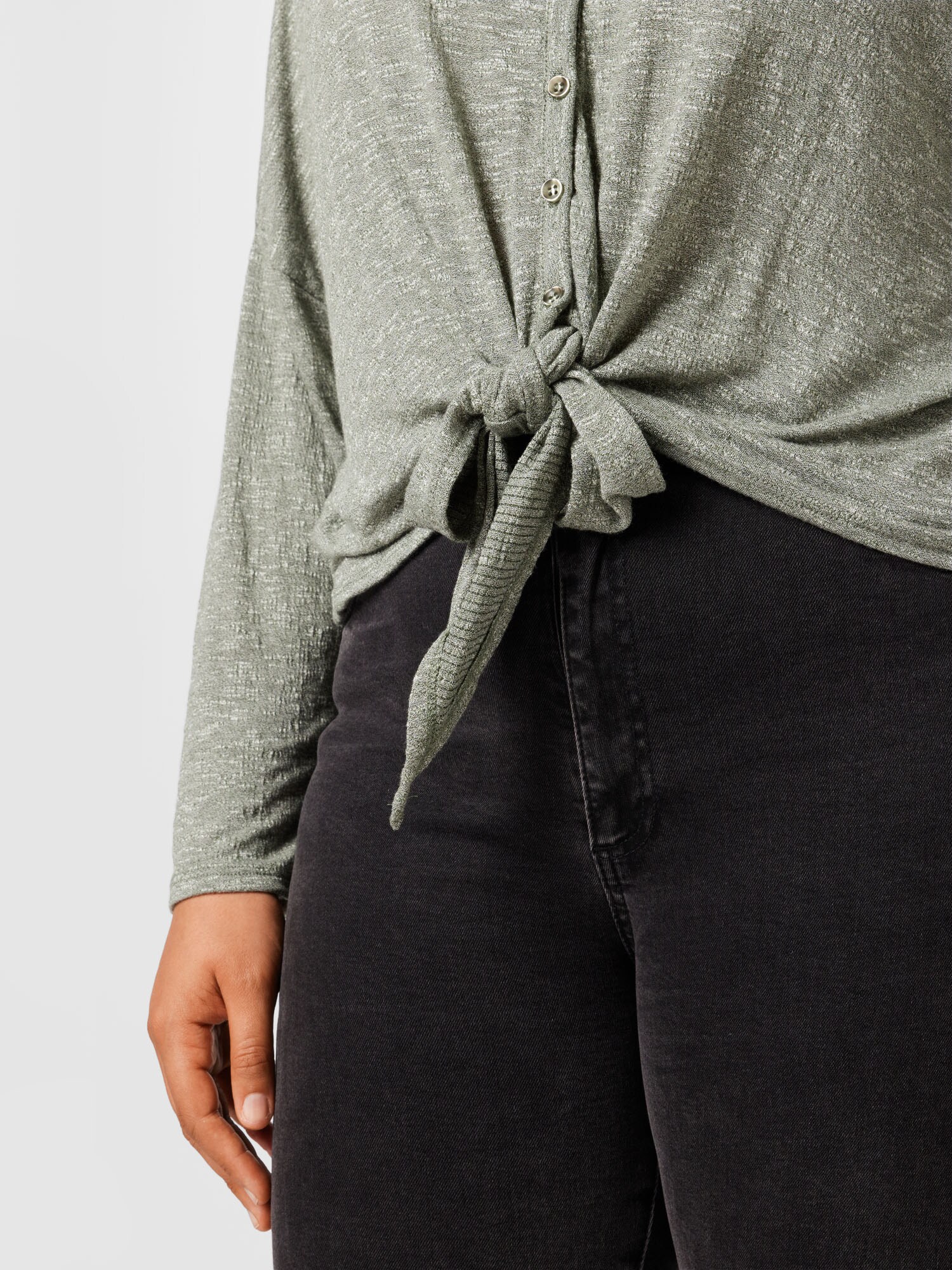 ABOUT YOU Curvy Tričko 'Jaden' kaki (obrázok 5)
