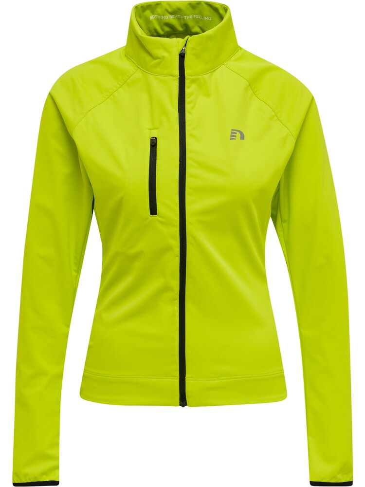Newline Trainingsjacke Damen Größe XS grau / limette / schwarz