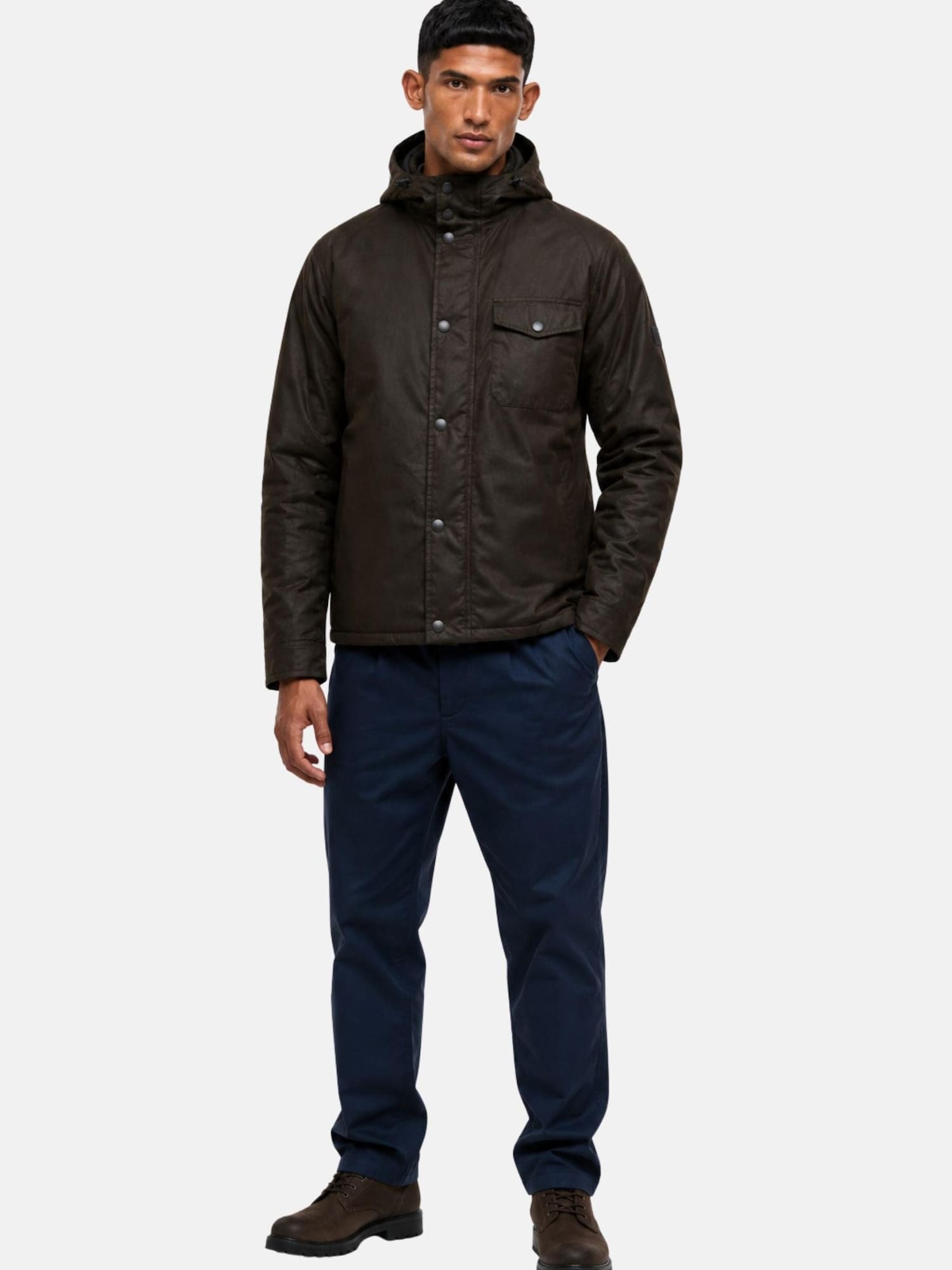 Barbour International Chaqueta de invierno 'KEVLAR' verde oscuro – imagen 3