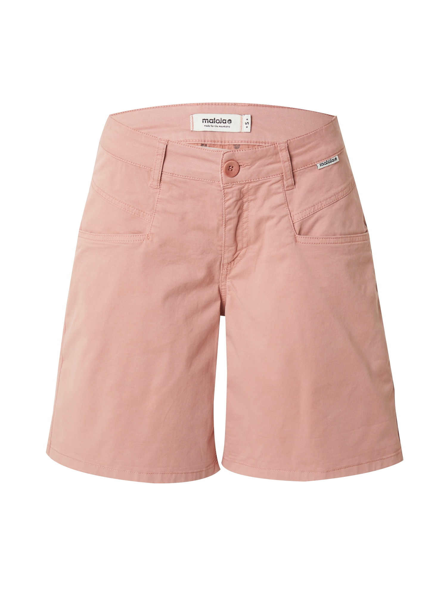 Maloja Outdoor hlače 'Ritom'  rosé / črna / bela