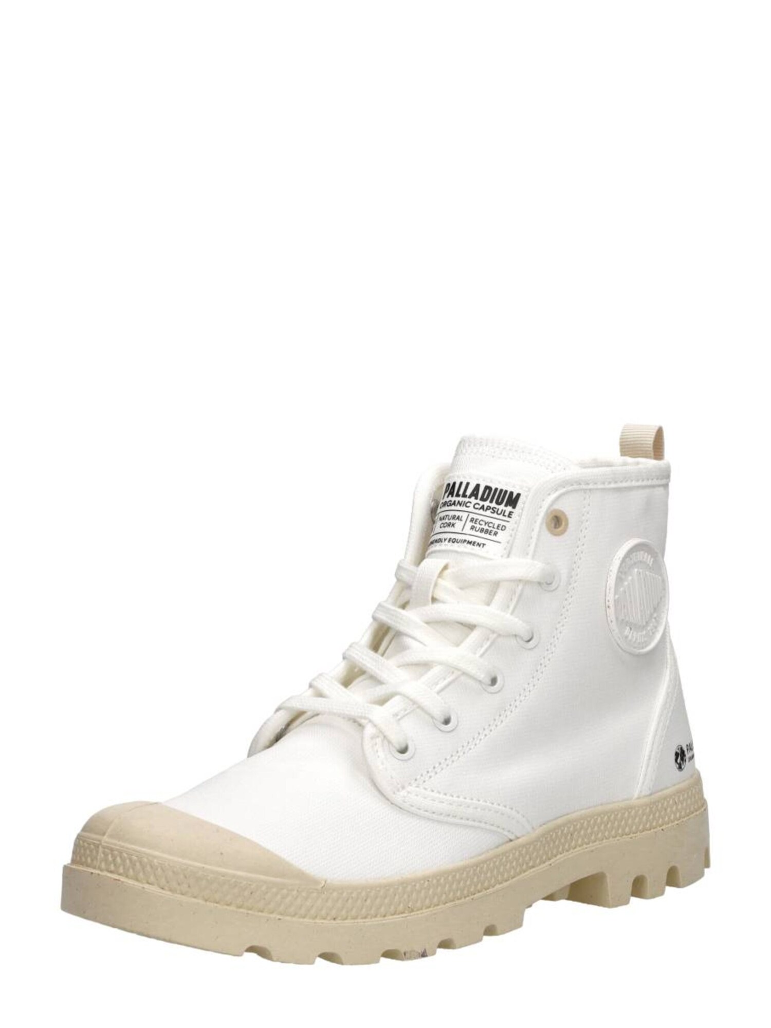 Palladium Sneakers Hoog 'Pampa Hi Zip Oragnic' Wit