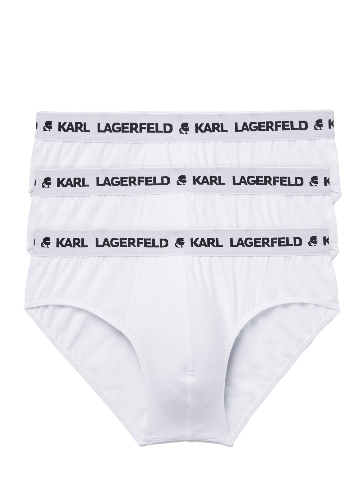Karl Lagerfeld Boxeri  negru / alb
