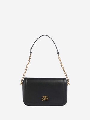Karl Lagerfeld Bolso de mano 'Karl Lagerfeld Sac Bandoulière Essentials Noir'  negro