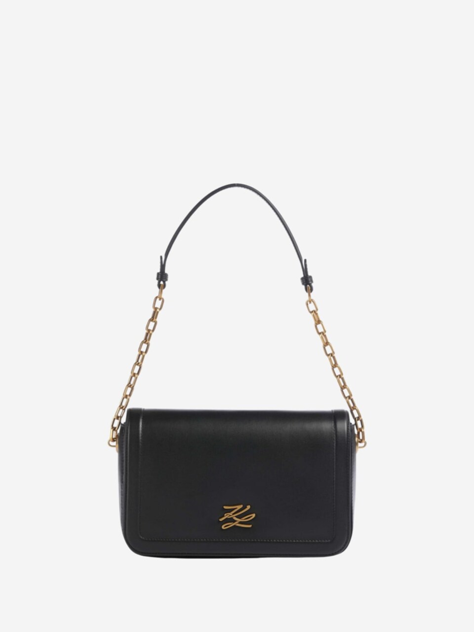 Handväska 'Karl Lagerfeld Sac Bandoulière Essentials Noir'