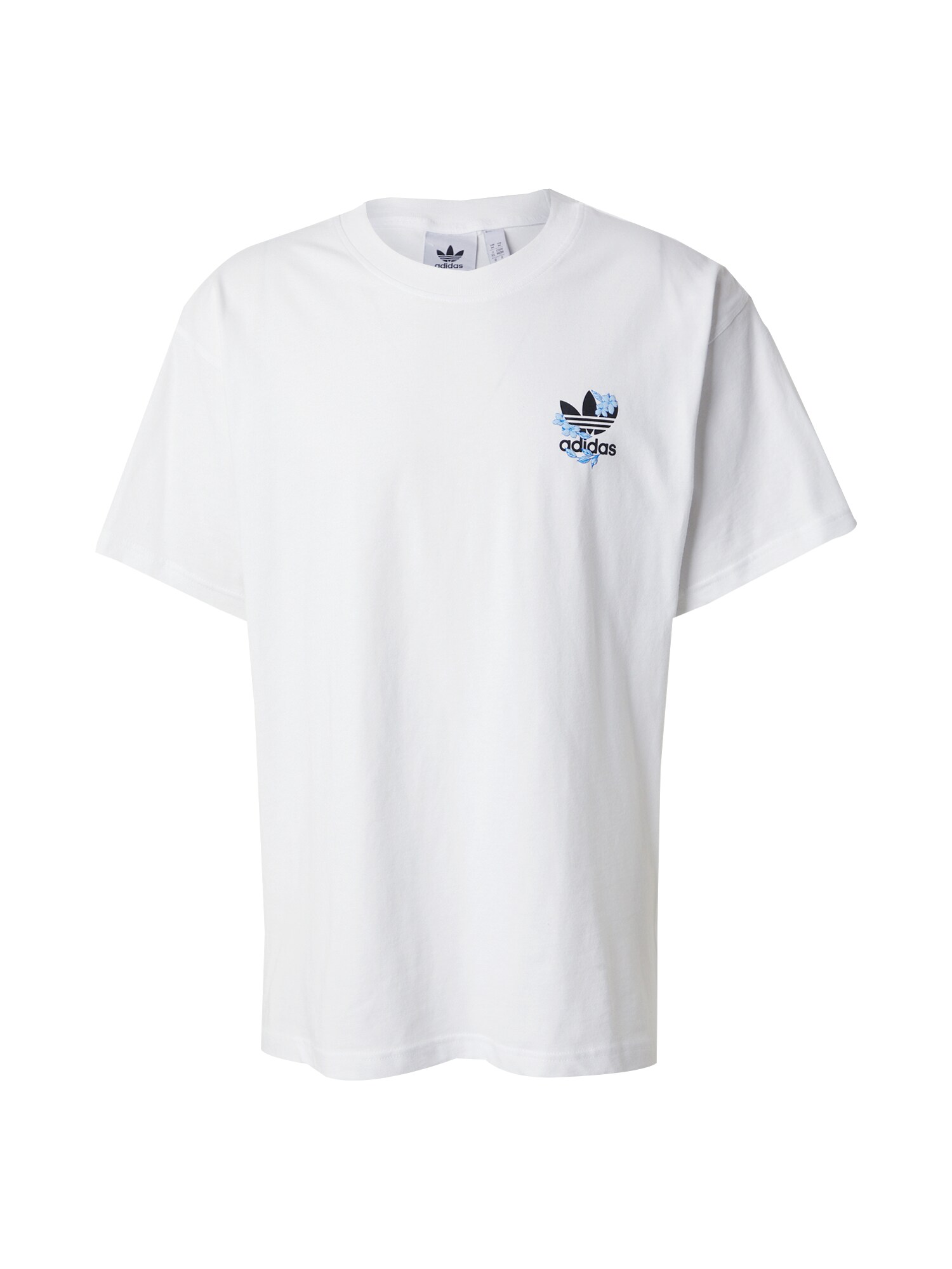 ADIDAS ORIGINALS Póló  világoskék / fekete / fehér akciós termékkép 1