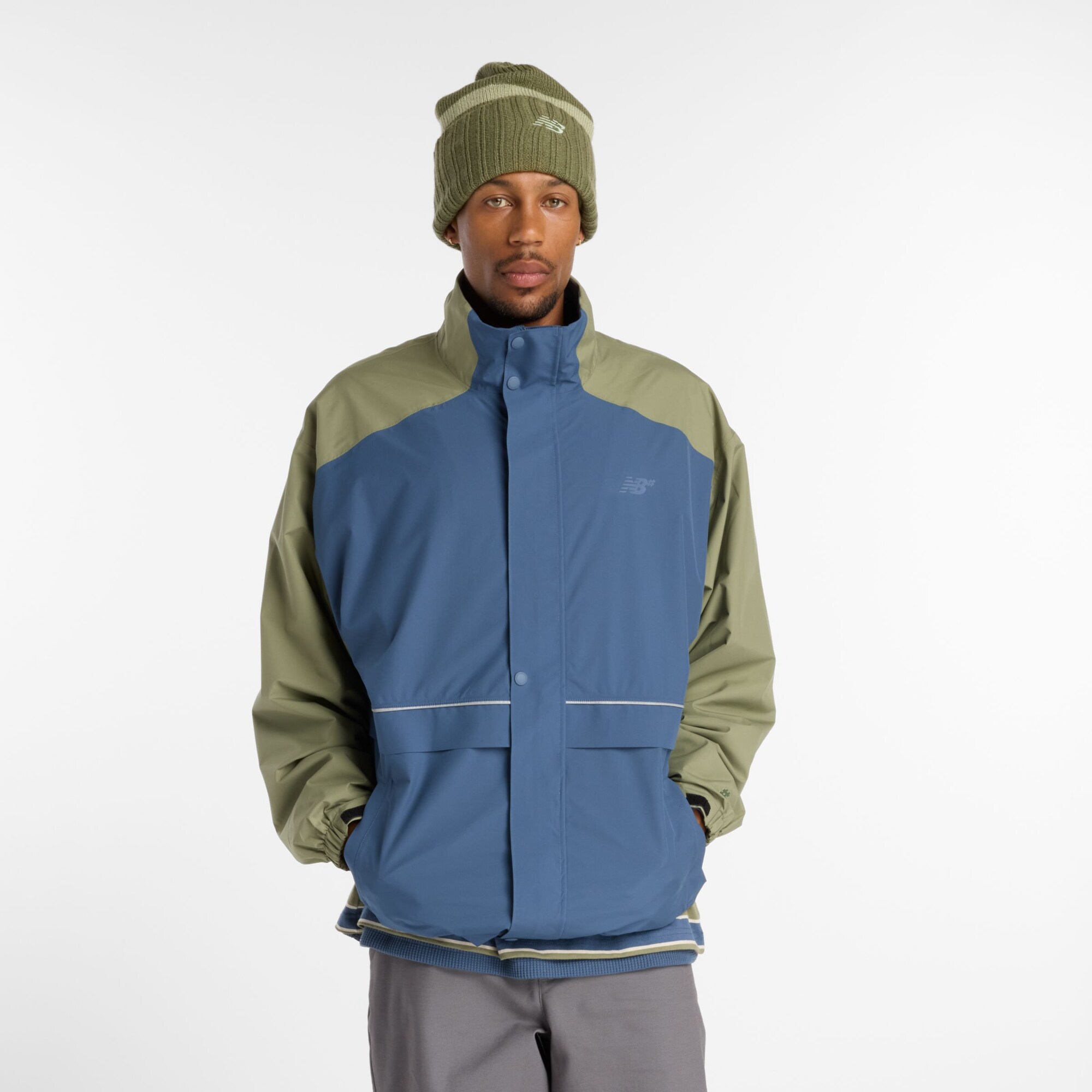 New balance Chaqueta de montaña 'Numeric' zafiro / caqui – imagen 1