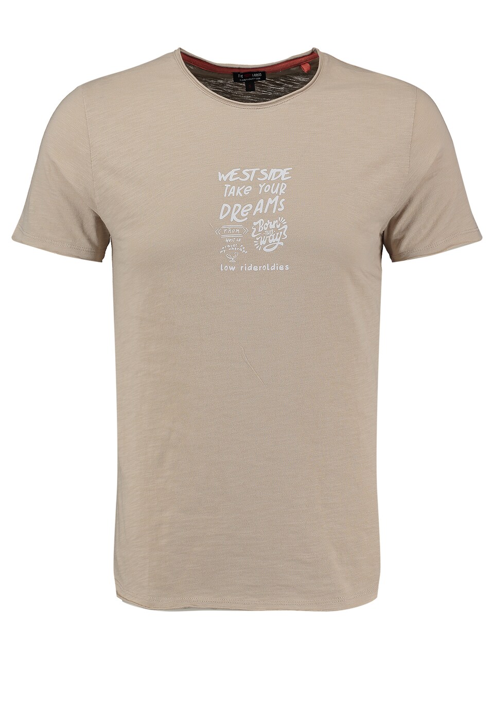 T-shirt 'WEST SIDE' beige