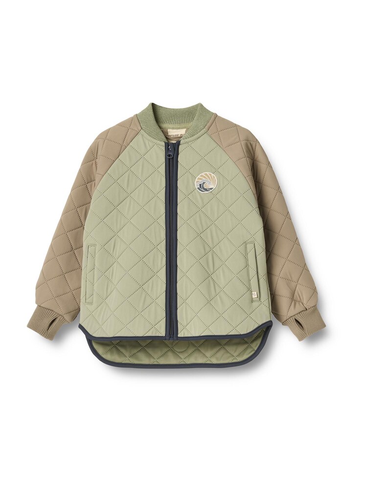 WHEAT Funktionsjacke 'Ole' Jungen Größe 140 dunkelblau / oliv / pastellgrün