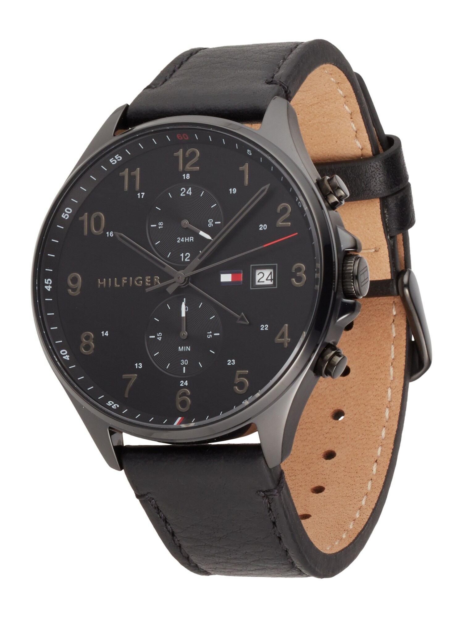 TOMMY HILFIGER Analoginis (įprastinio dizaino) laikrodis  juoda