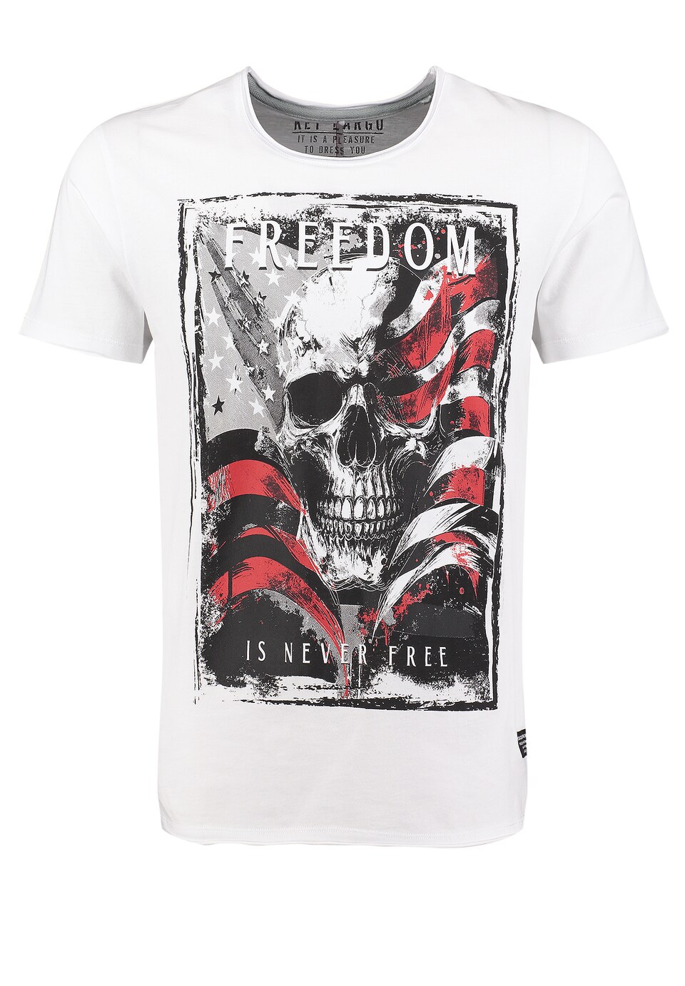 T-shirt 'KLFREEDOM' röd / svart