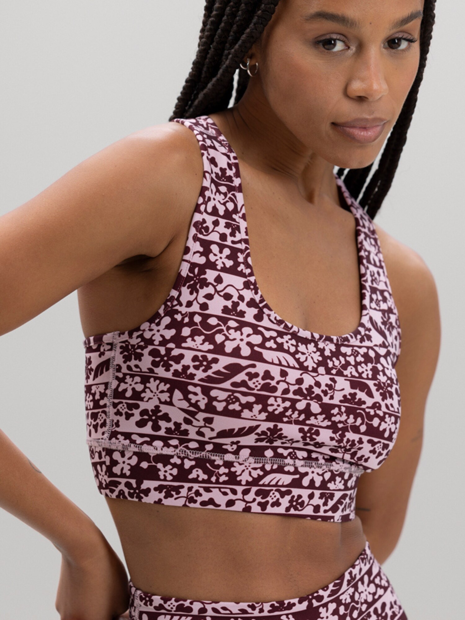 Hey Honey Sujetador deportivo 'Racerback'  rosa claro