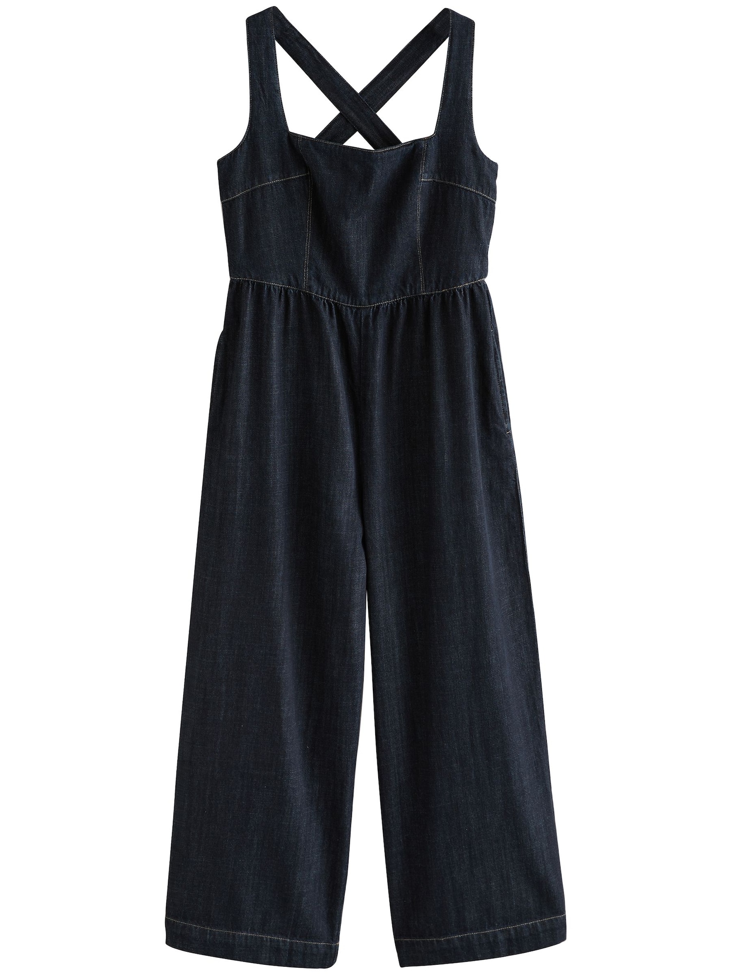 Next Salopeta  negru denim