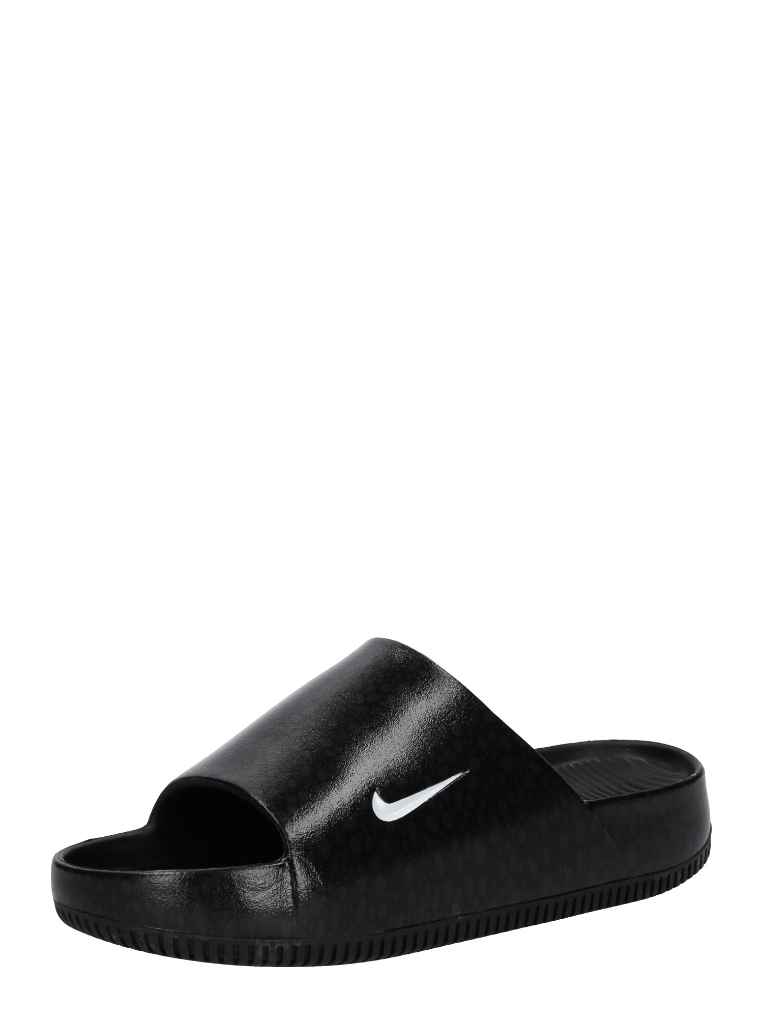 Nike Sportswear Šľapky 'CALM'  tmavosivá / čierna / biela
