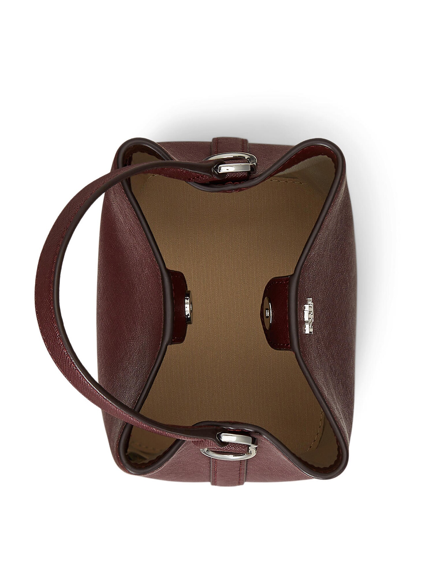 Lauren Ralph Lauren Bolso de mano 'Reese'  rojo oscuro – imagen 2