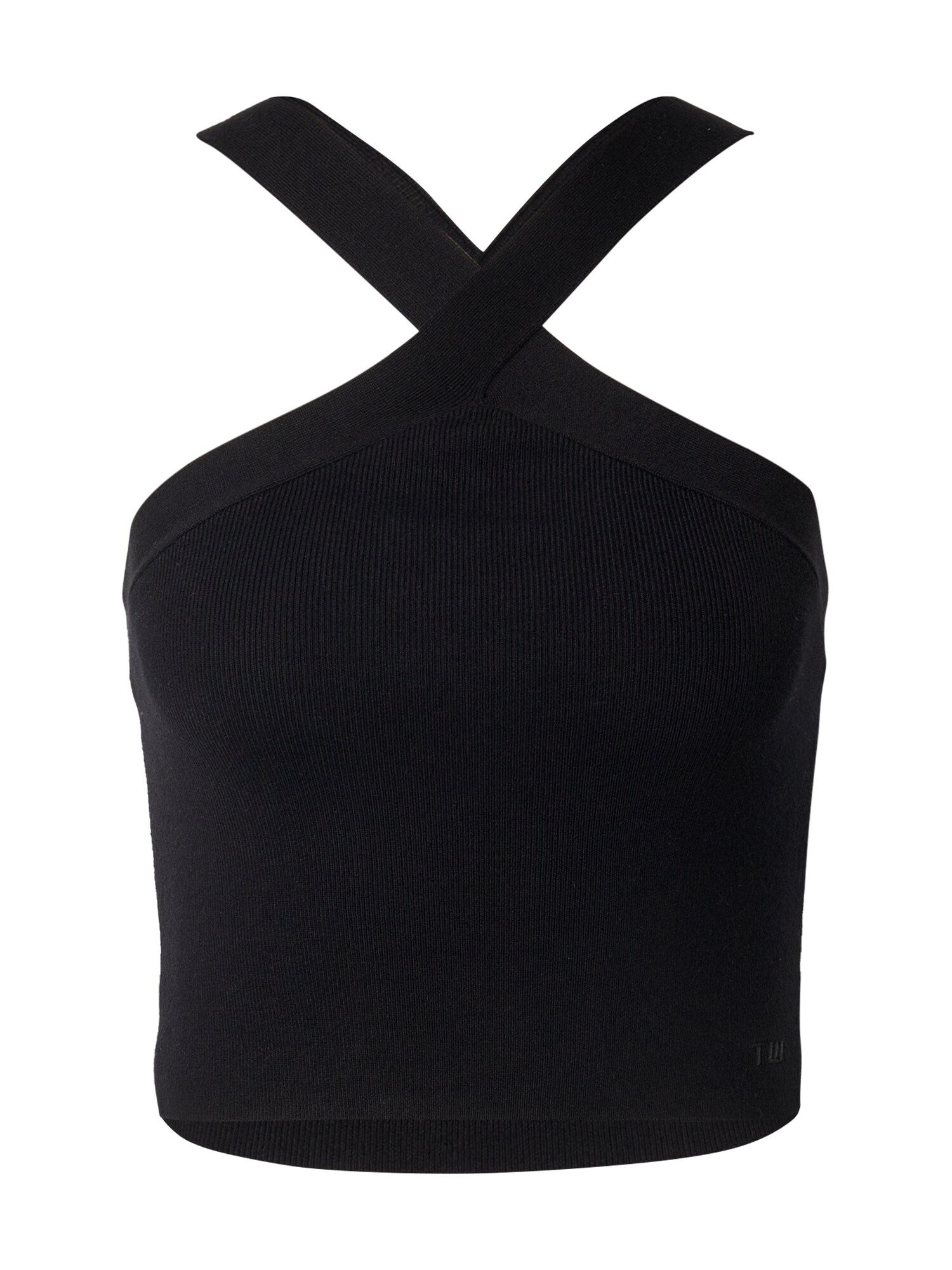 Tally Weijl Top brodat  negru