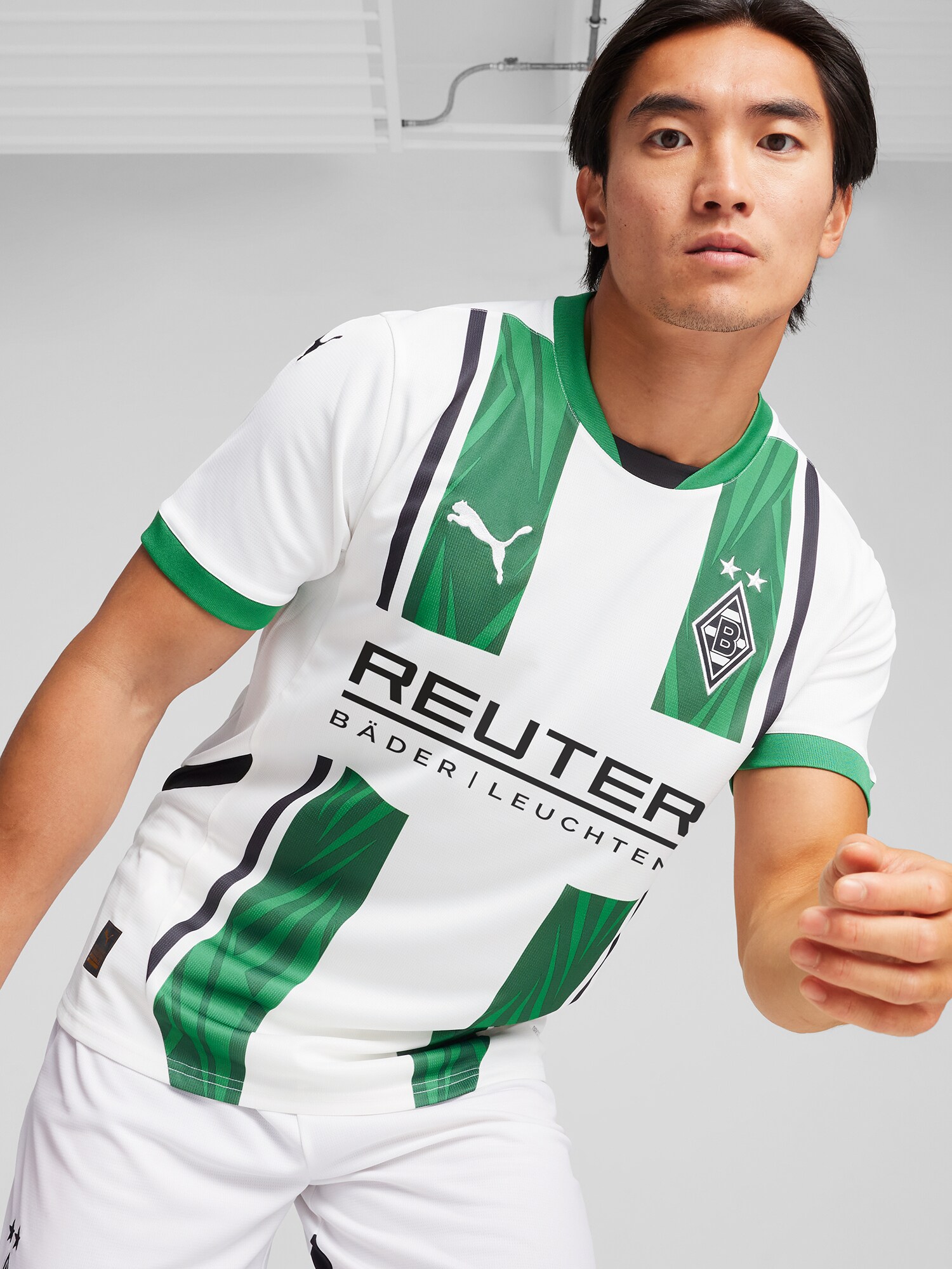 PUMA Mezek 'Borussia '  zöld / fekete / fehér termék 2. képe
