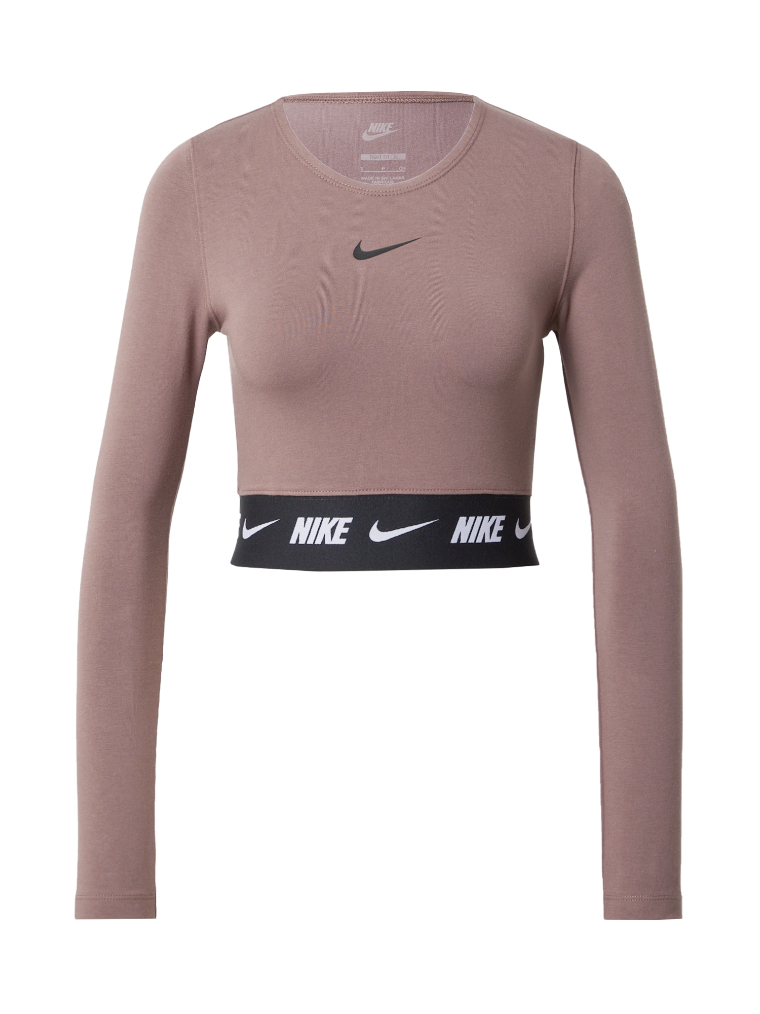 Nike Sportswear Majica 'Emea'  sivkasto ljubičasta (mauve) / crna / bijela