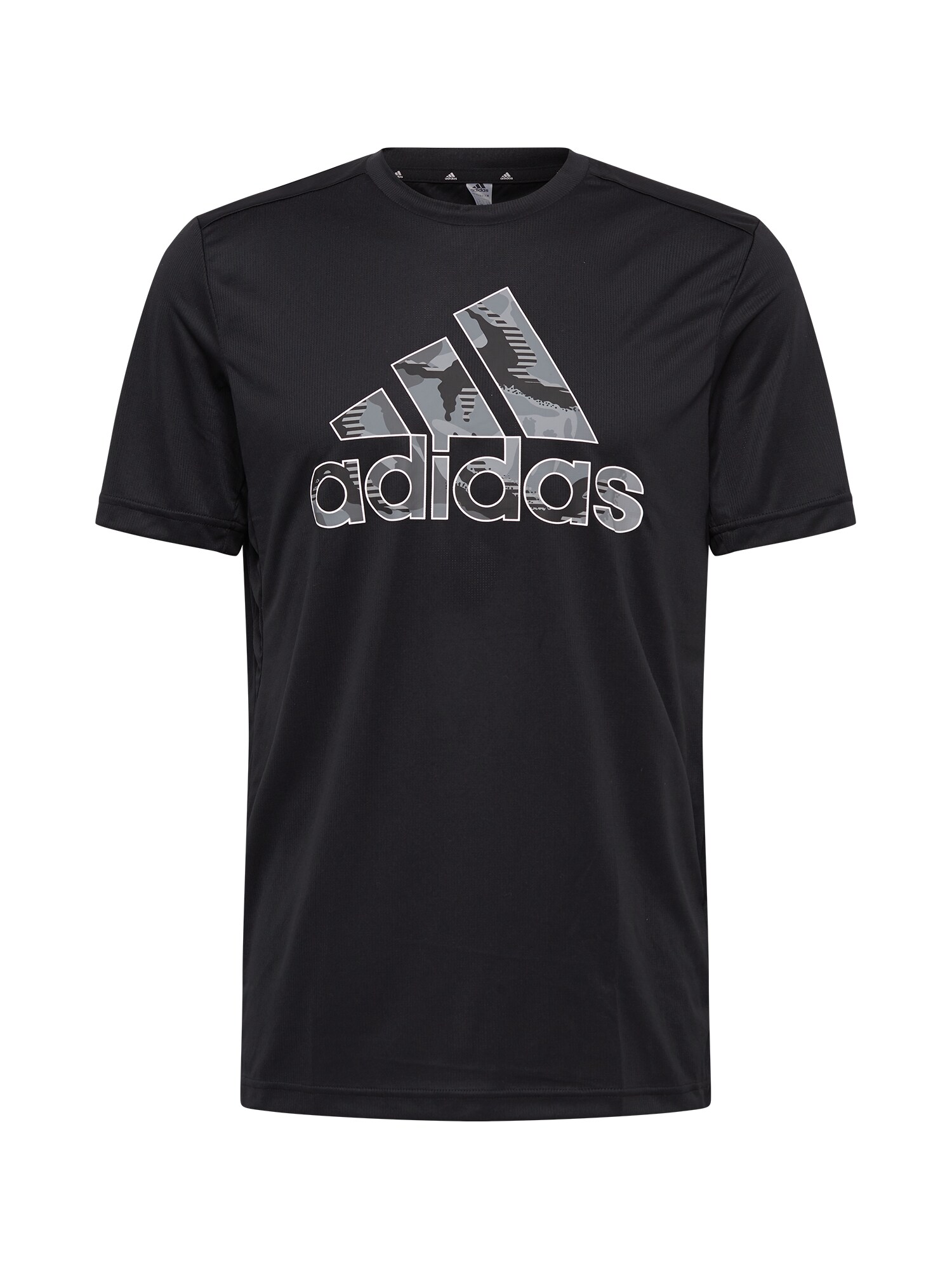 ADIDAS PERFORMANCE Sportiniai marškinėliai  juoda / balta / pilka
