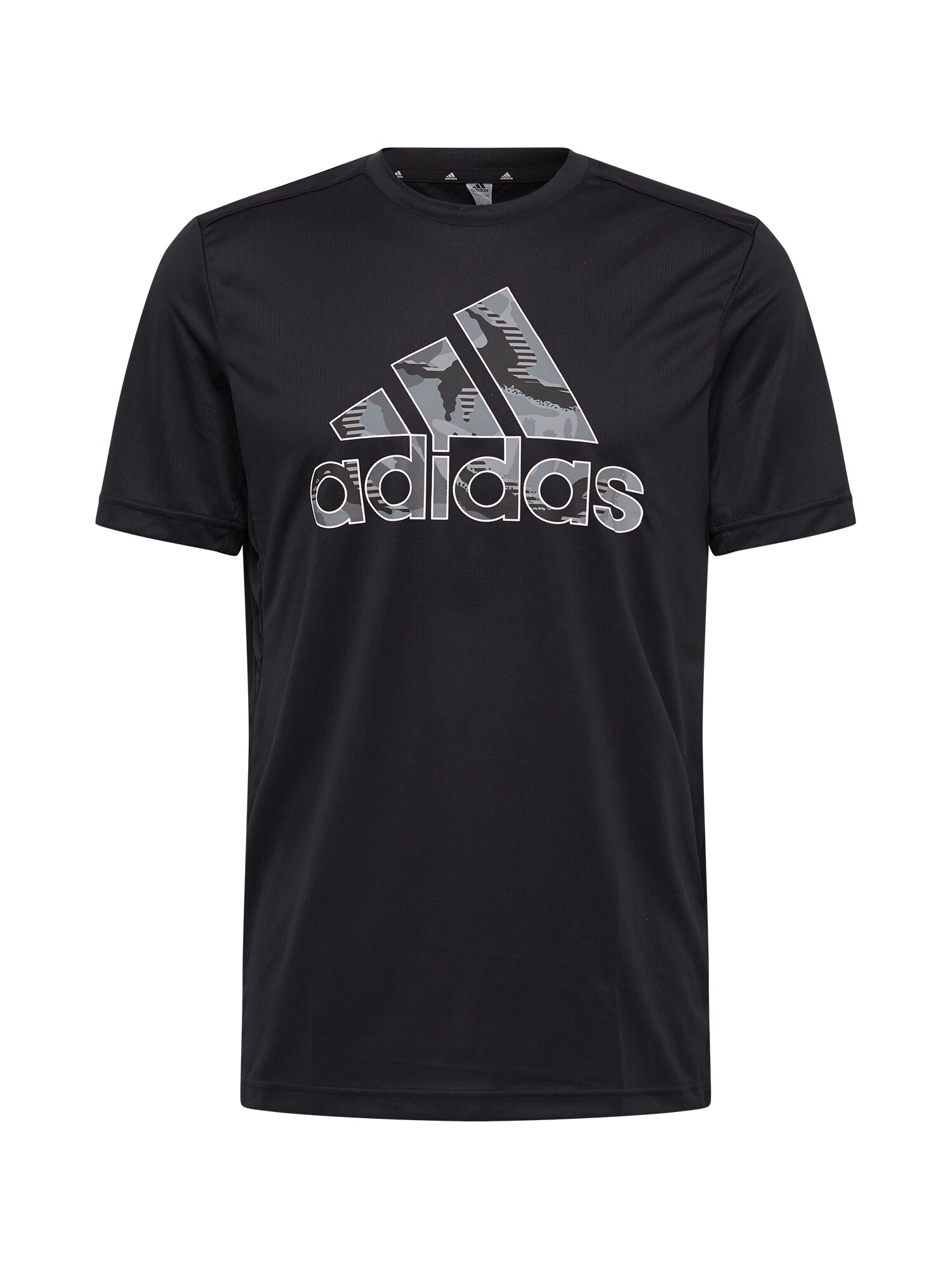 ADIDAS PERFORMANCE Sportiniai marškinėliai  juoda / balta / pilka