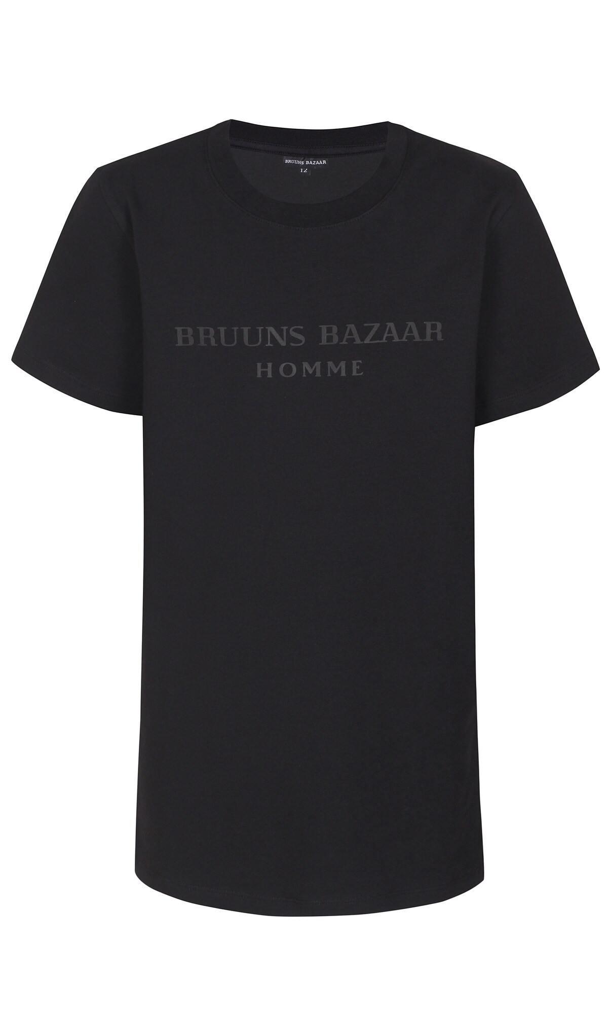 Bruuns Bazaar Kids Тениска 'Karl-Oskar'  сиво / черно