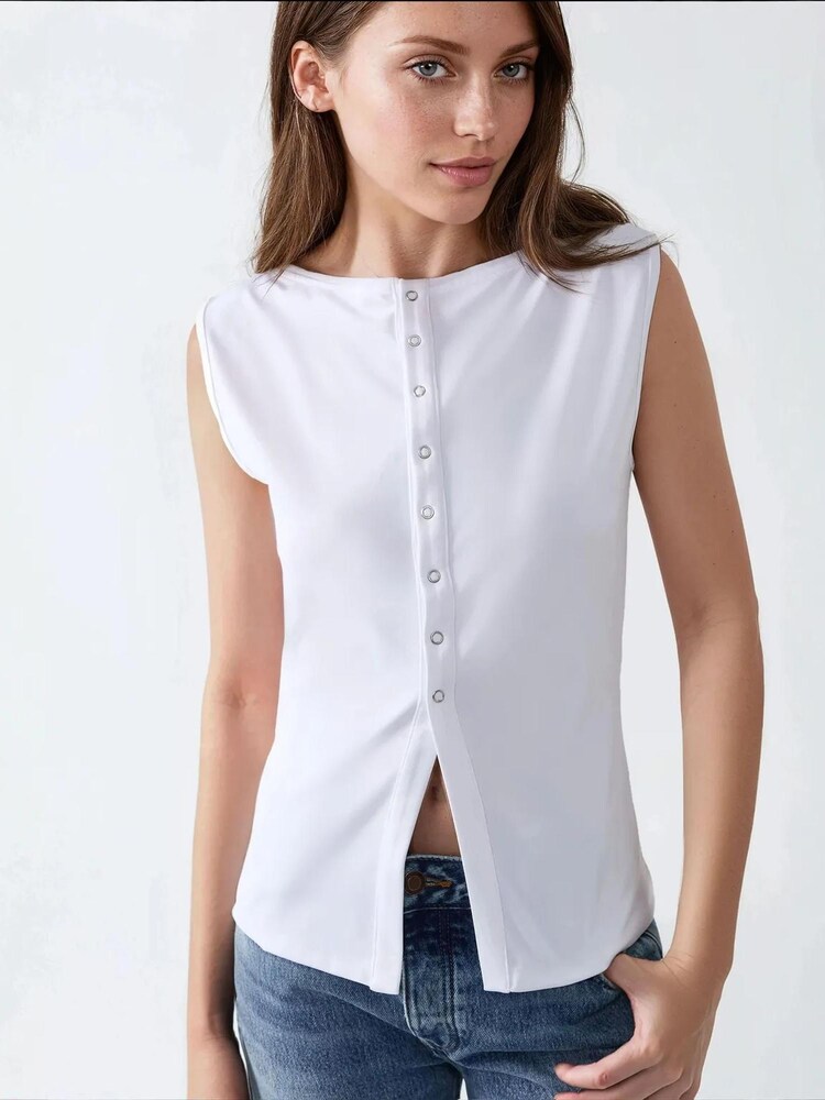 Hiccup Weste Damen Größe M weiß