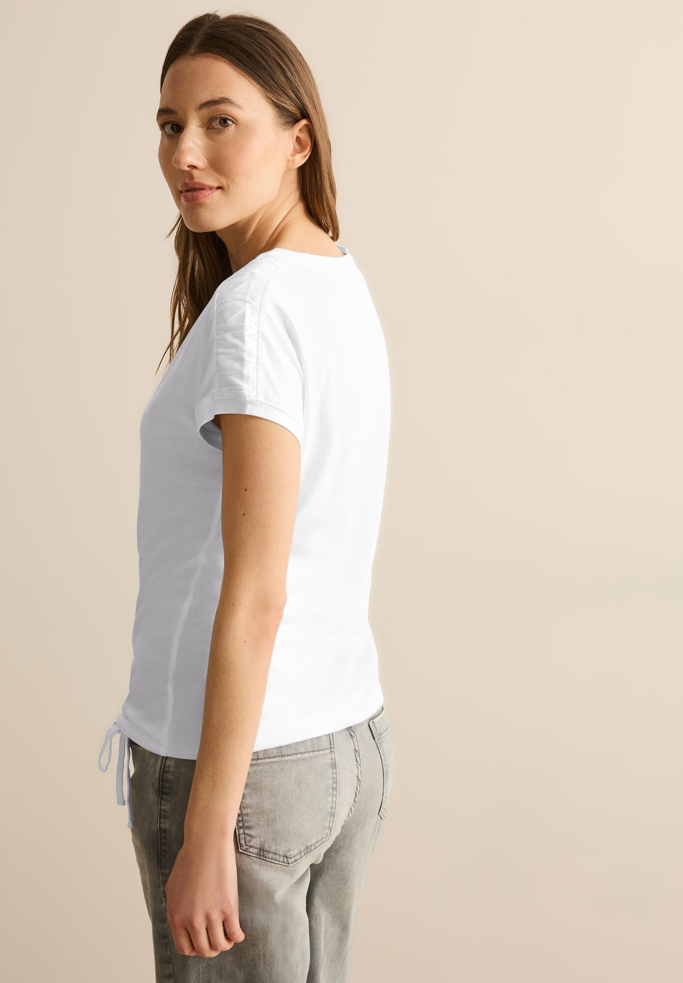 Thumbnail - T-Shirt mit Raffung