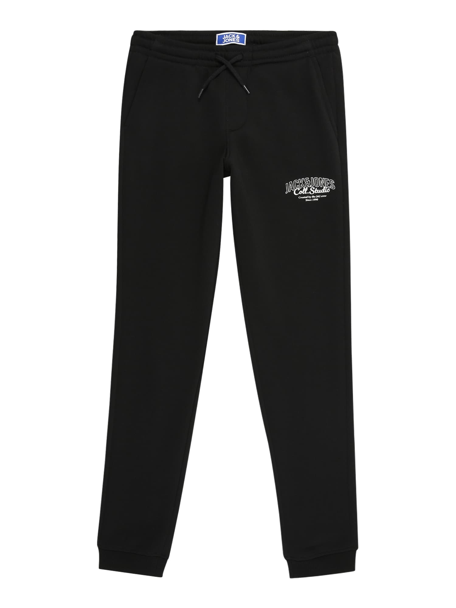 Jack & Jones Junior Pantaloni JPSTGORDON MAKOTO  negru / alb