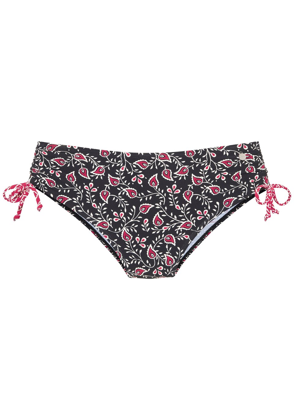 Bikiniunderdel mörkrosa / svart