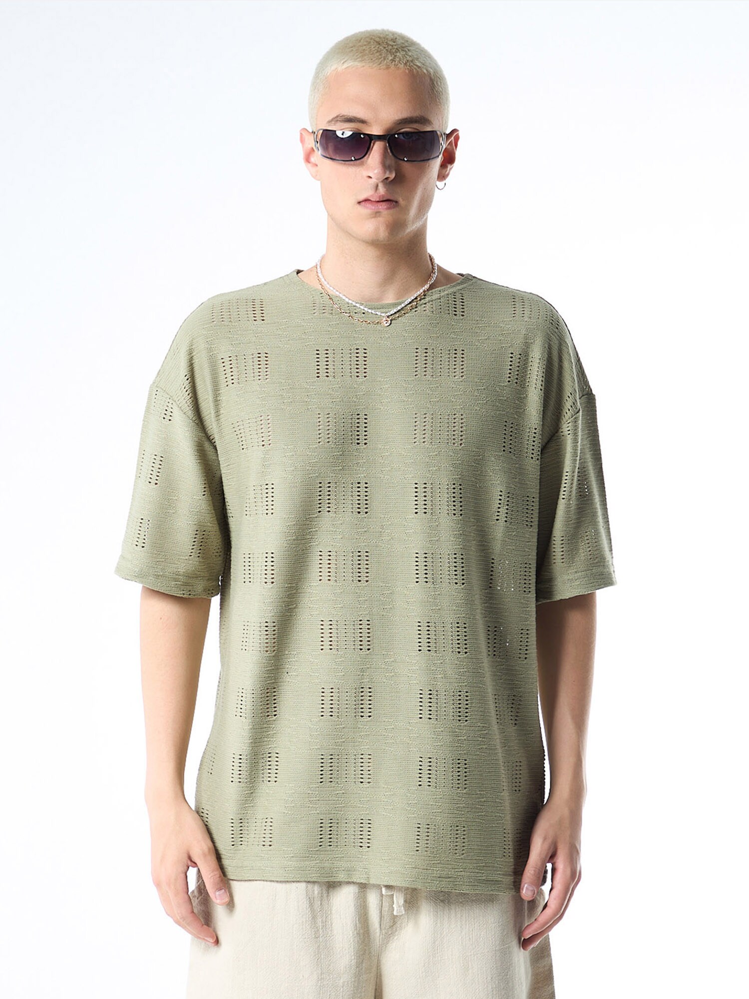 VAMOS CLO Póló 'Cambridge'  khaki termék 2. képe