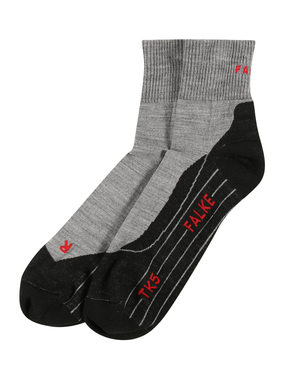 Sportsockor gråmelerad / melon