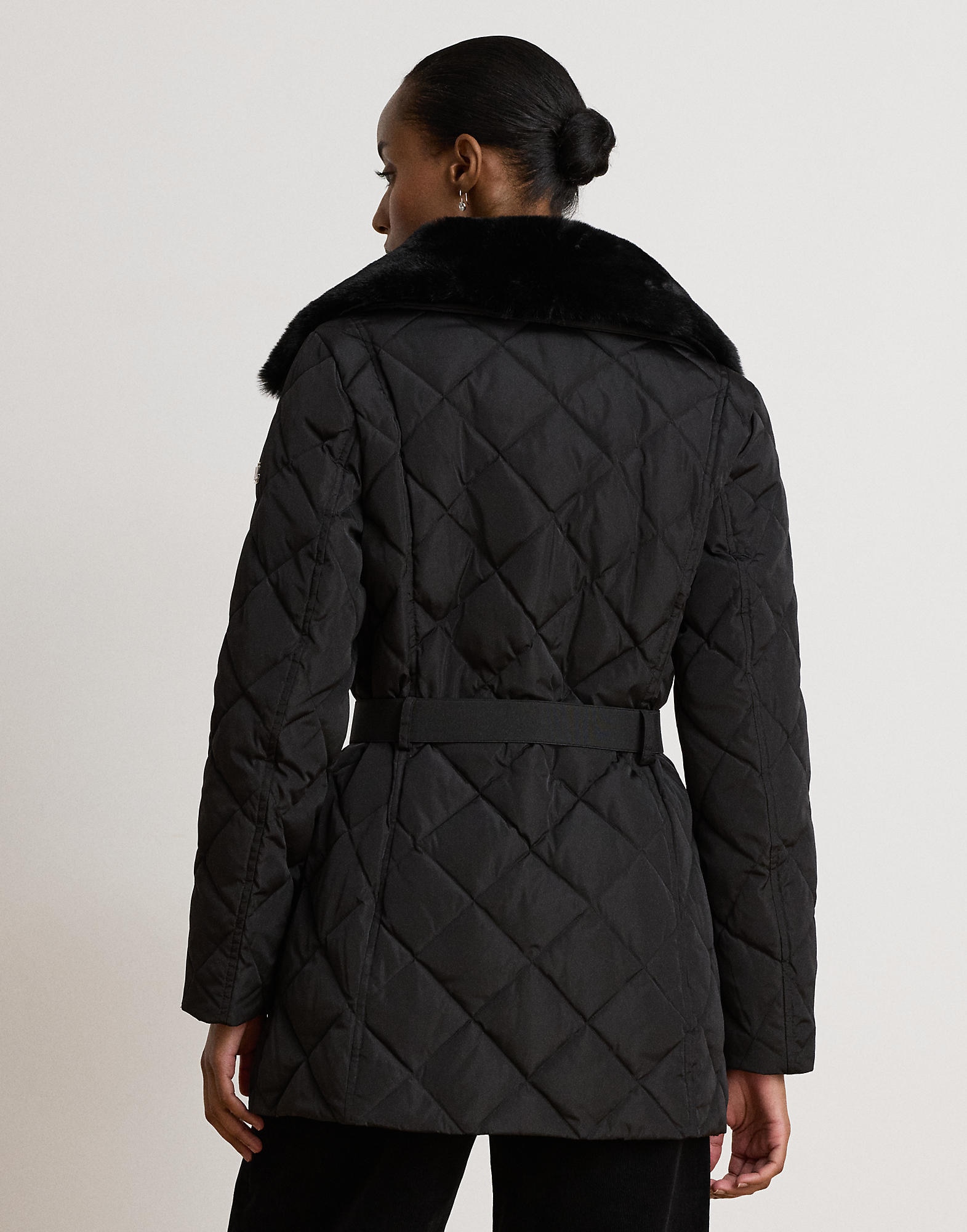 Lauren Ralph Lauren Chaqueta de entretiempo negro – imagen 3