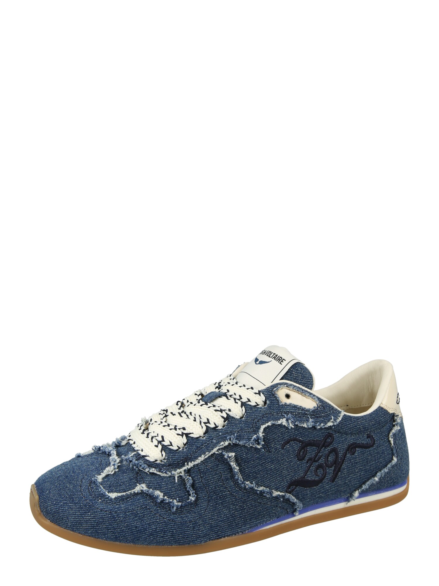 Zadig & Voltaire Sneaker low  bej deschis / albastru denim