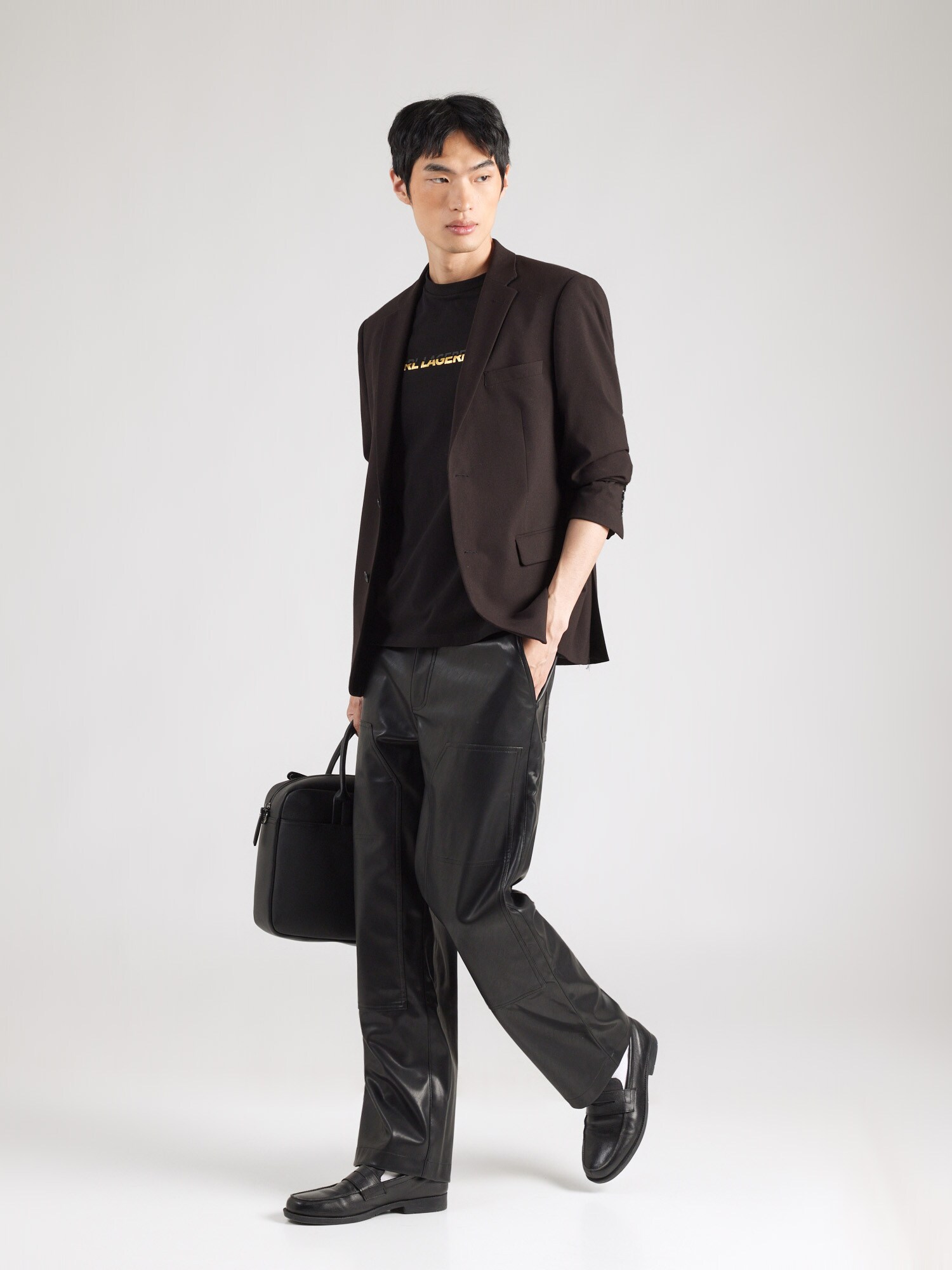 Karl Lagerfeld Camiseta oro / negro – imagen 8