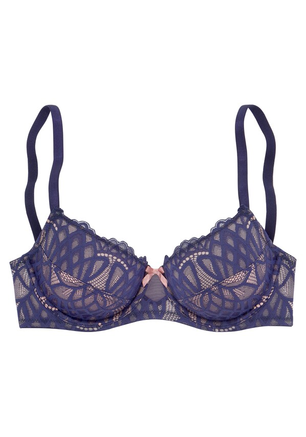 LASCANA, Melltartó 'Wire bra', kék, 1 kép a 5 közül