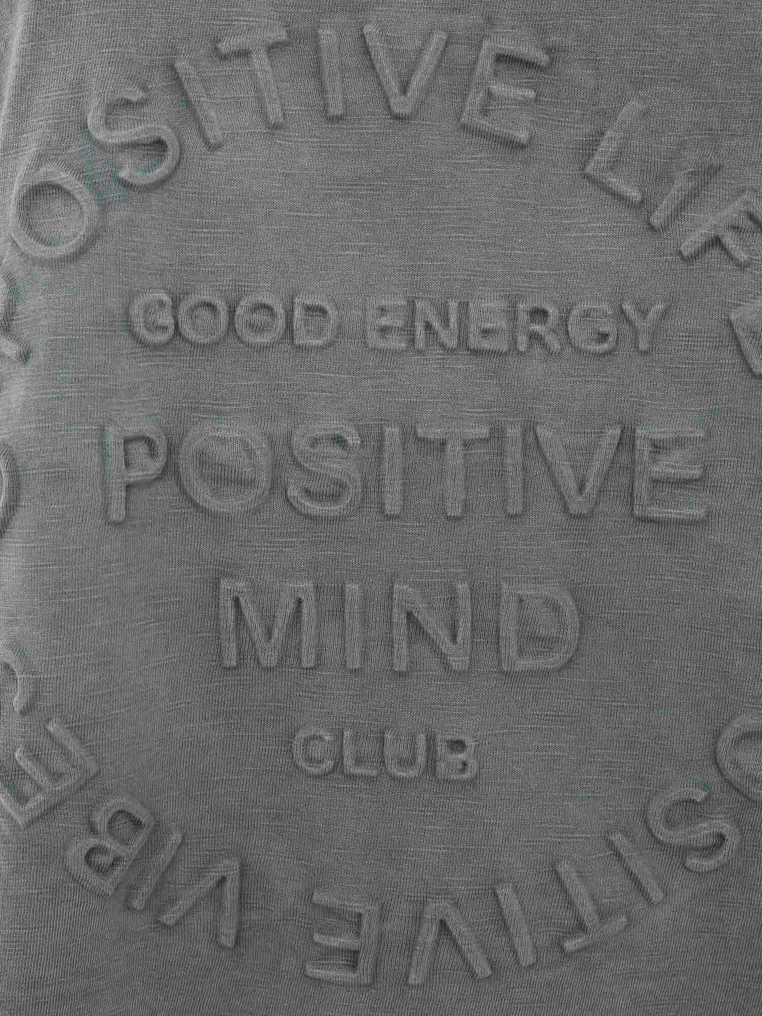 Zwillingsherz Tričko 'Positive Mind' grafitová (obrázok 3)