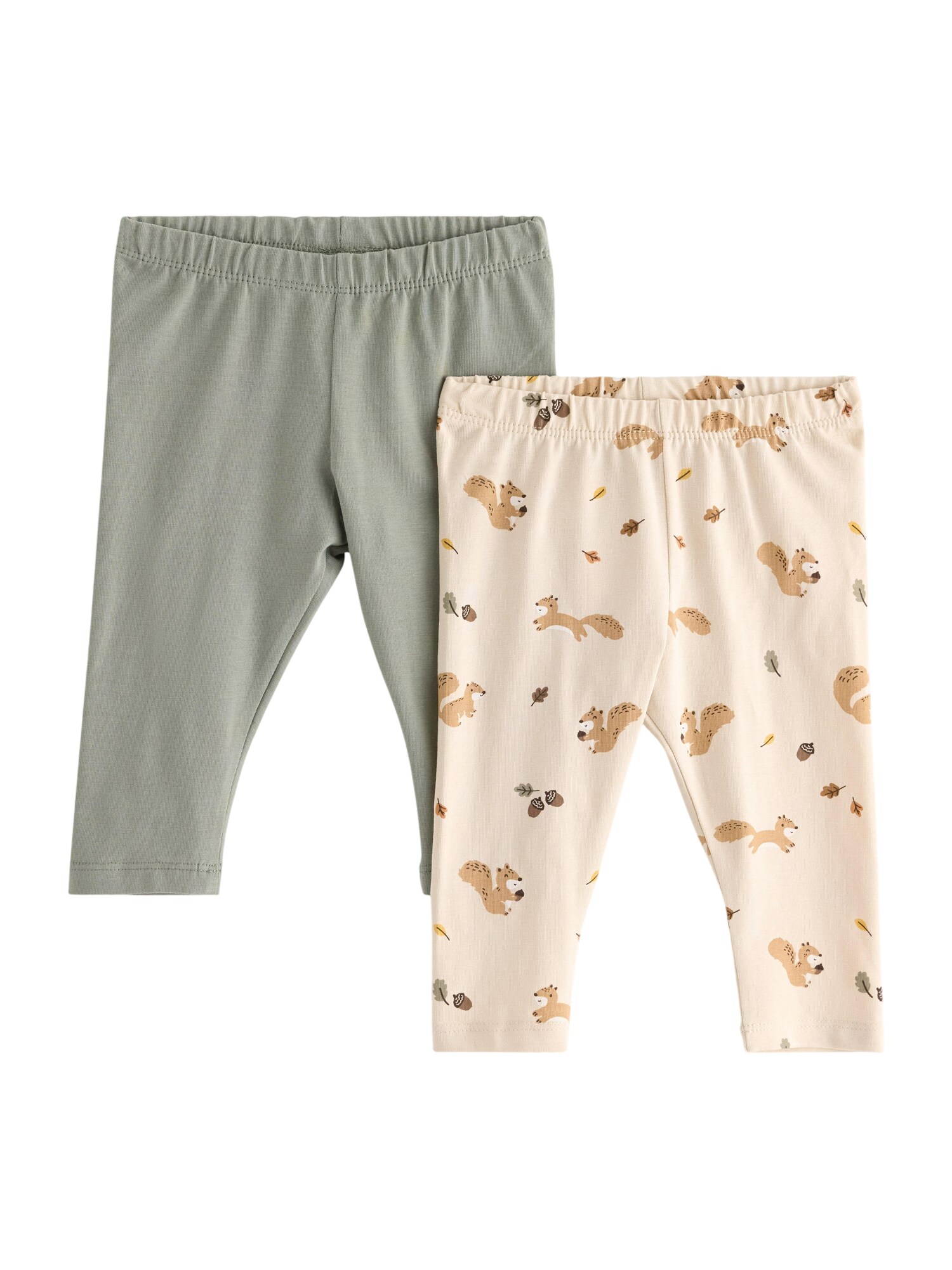 Lindex Leggings  bézs / barna / sárga / pasztellzöld akciós termékkép 1