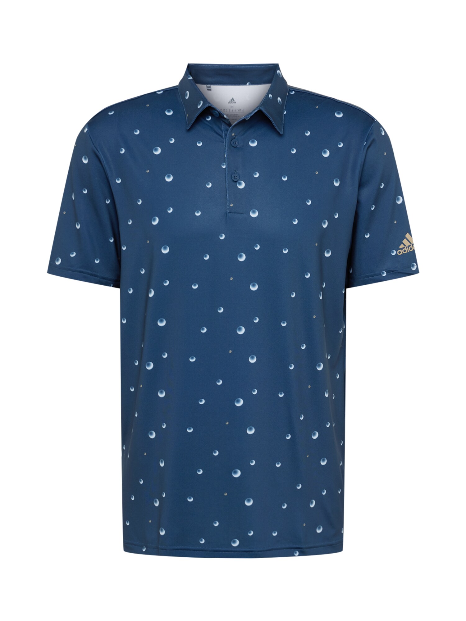 adidas Golf Sporta krekls pasteļzils / tumši zils / zelts