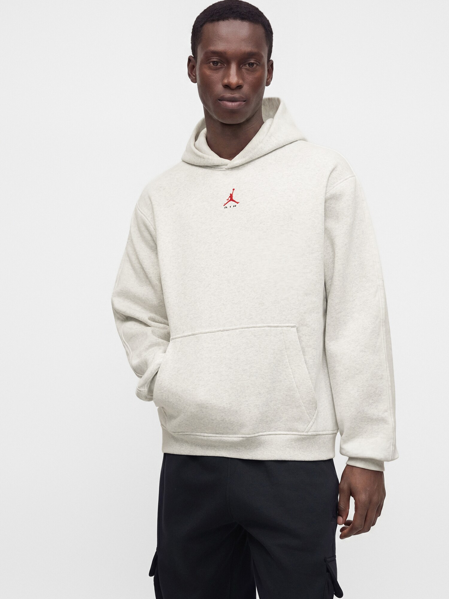 Jordan Sudadera 'Brooklyn'  gris claro / rojo / negro – imagen 4