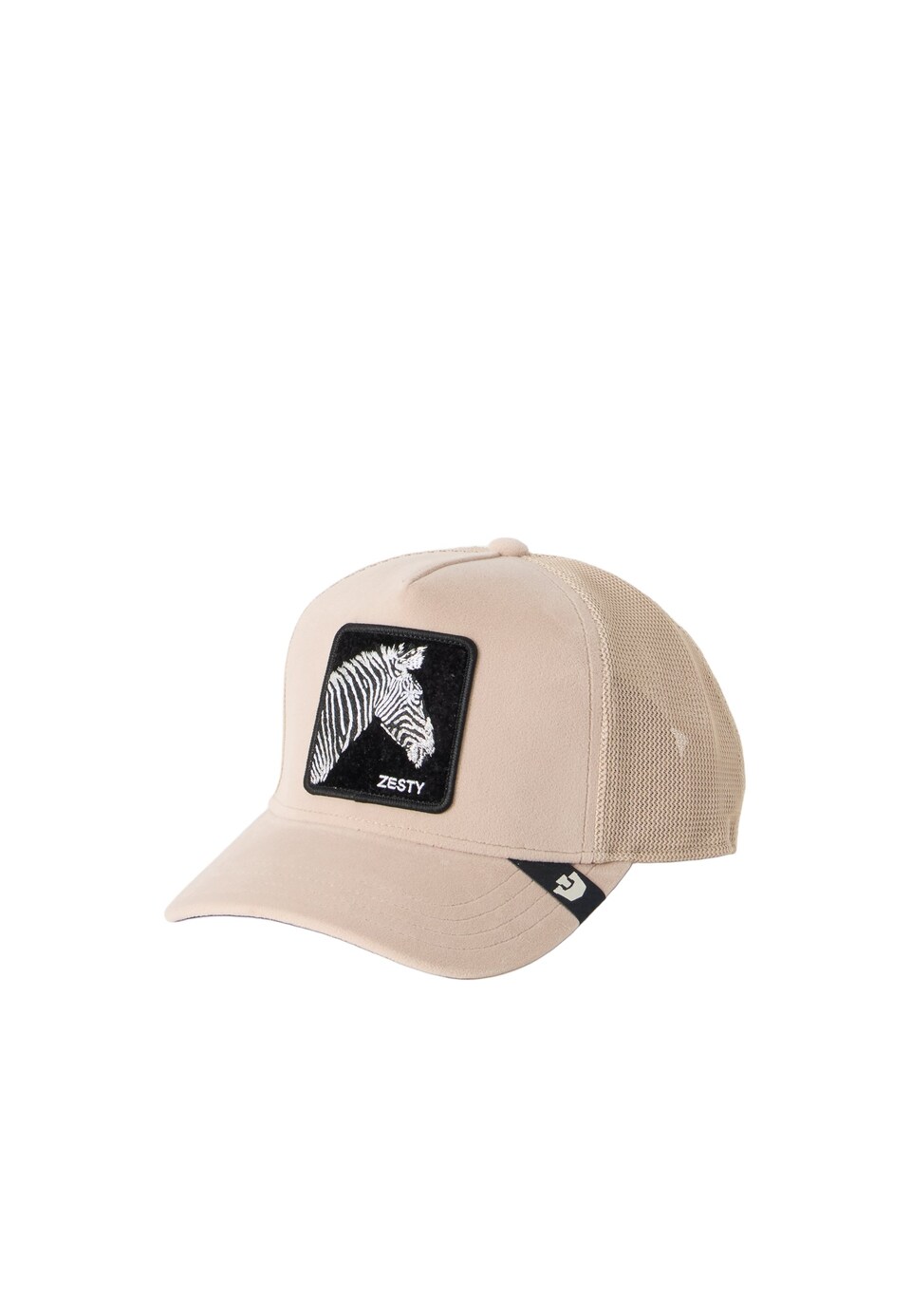 Keps 'Velour Zesty' beige / svart