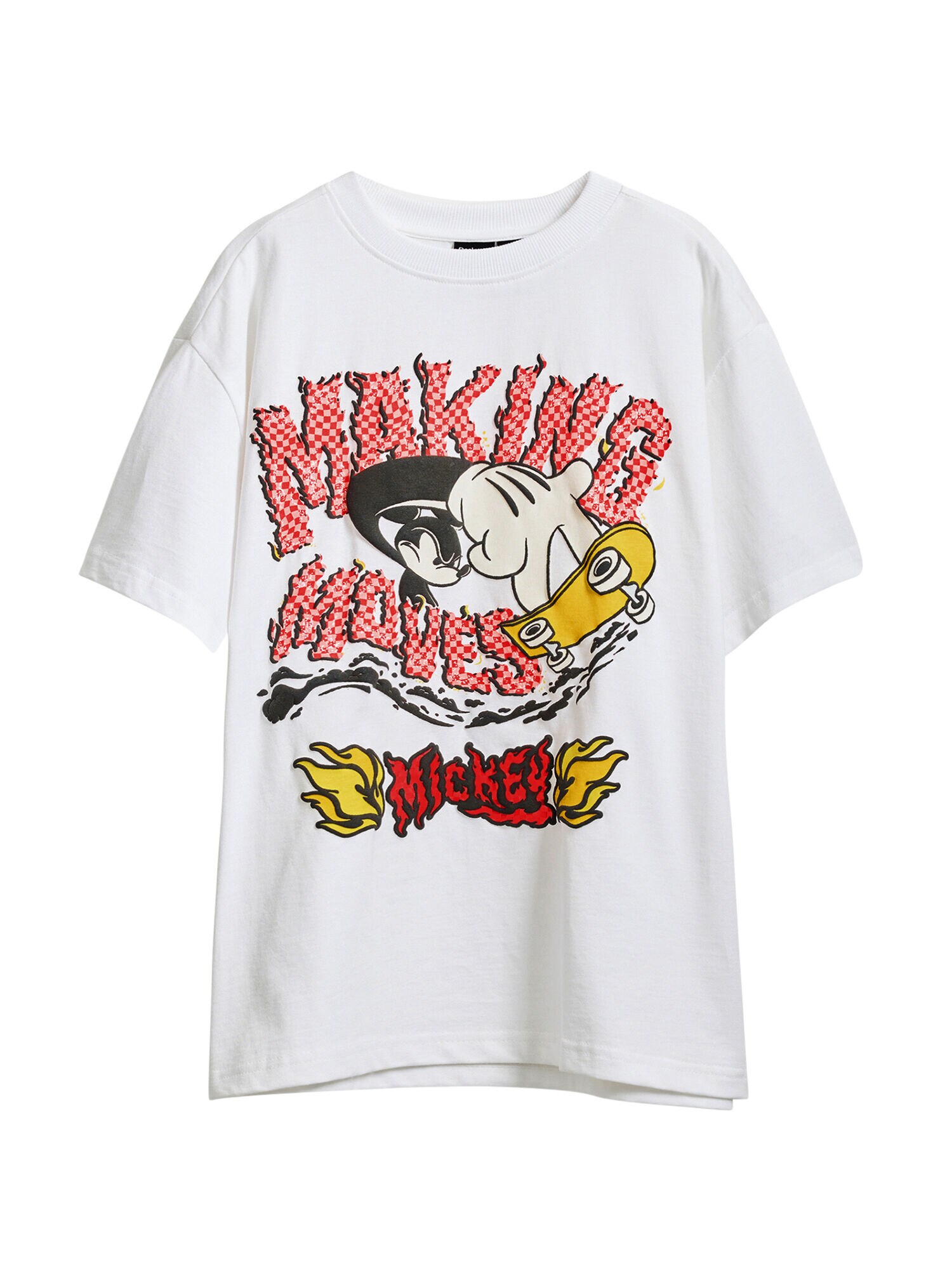 Desigual Tricou Mickey Mouse  galben / roșu / negru / alb