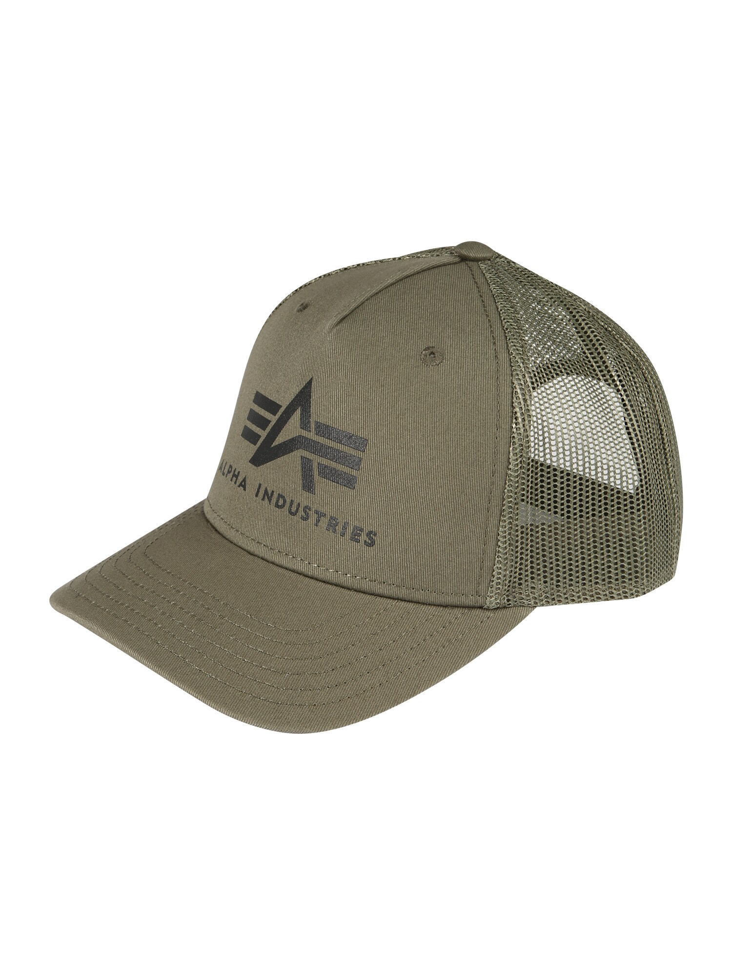 ALPHA INDUSTRIES Čiapka  olivová / čierna