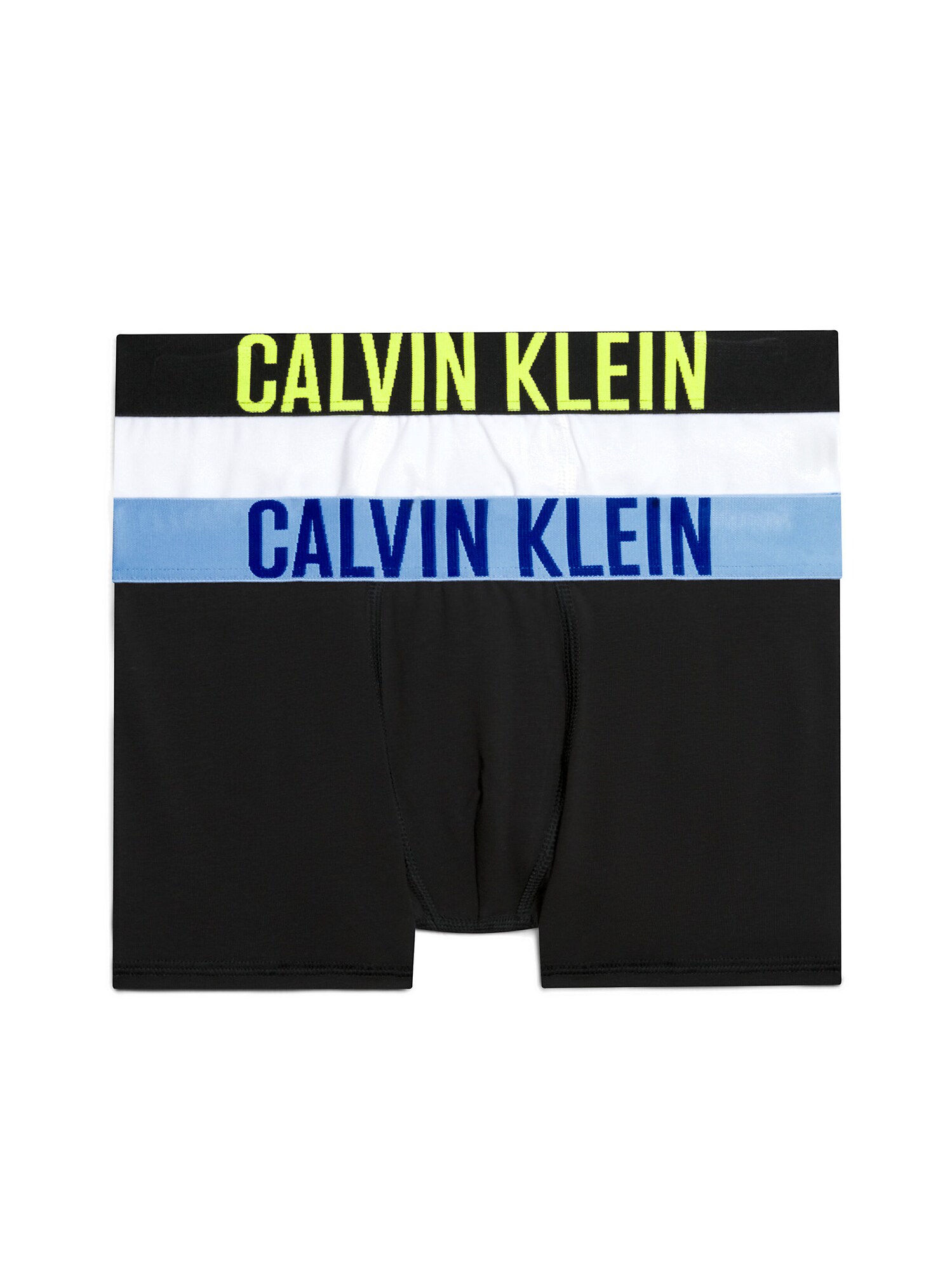 Calvin Klein Underwear Apatinės kelnaitės 'Intense Power' šviesiai mėlyna / geltona / juoda / balta