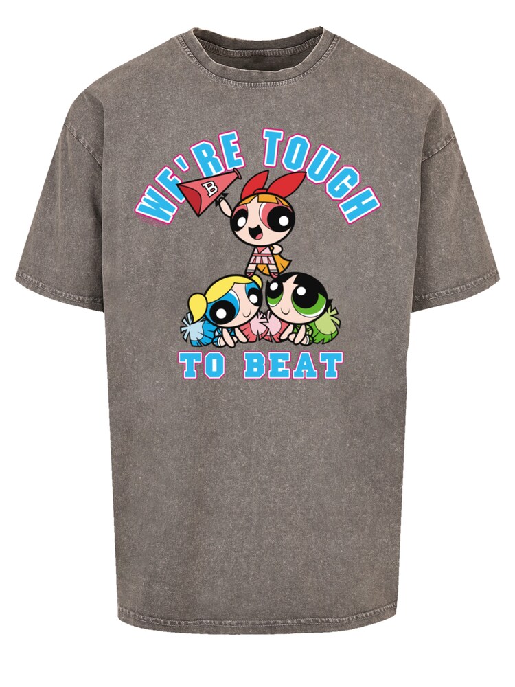 F4NT4STIC Shirt 'Powerpuff Girls Tough To Beat' Herren Größe L taupe / mischfarben