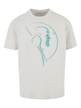 F4NT4STIC Shirt ‘Buzz Lightyear Space Helmet Stare’ Turquoise / Lichtgrijs