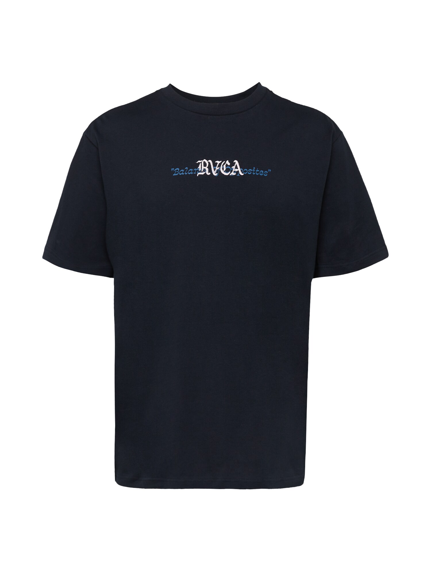 RVCA Marškinėliai 'BALANCE STAC' turkio spalva / purpurinė / juoda / balta