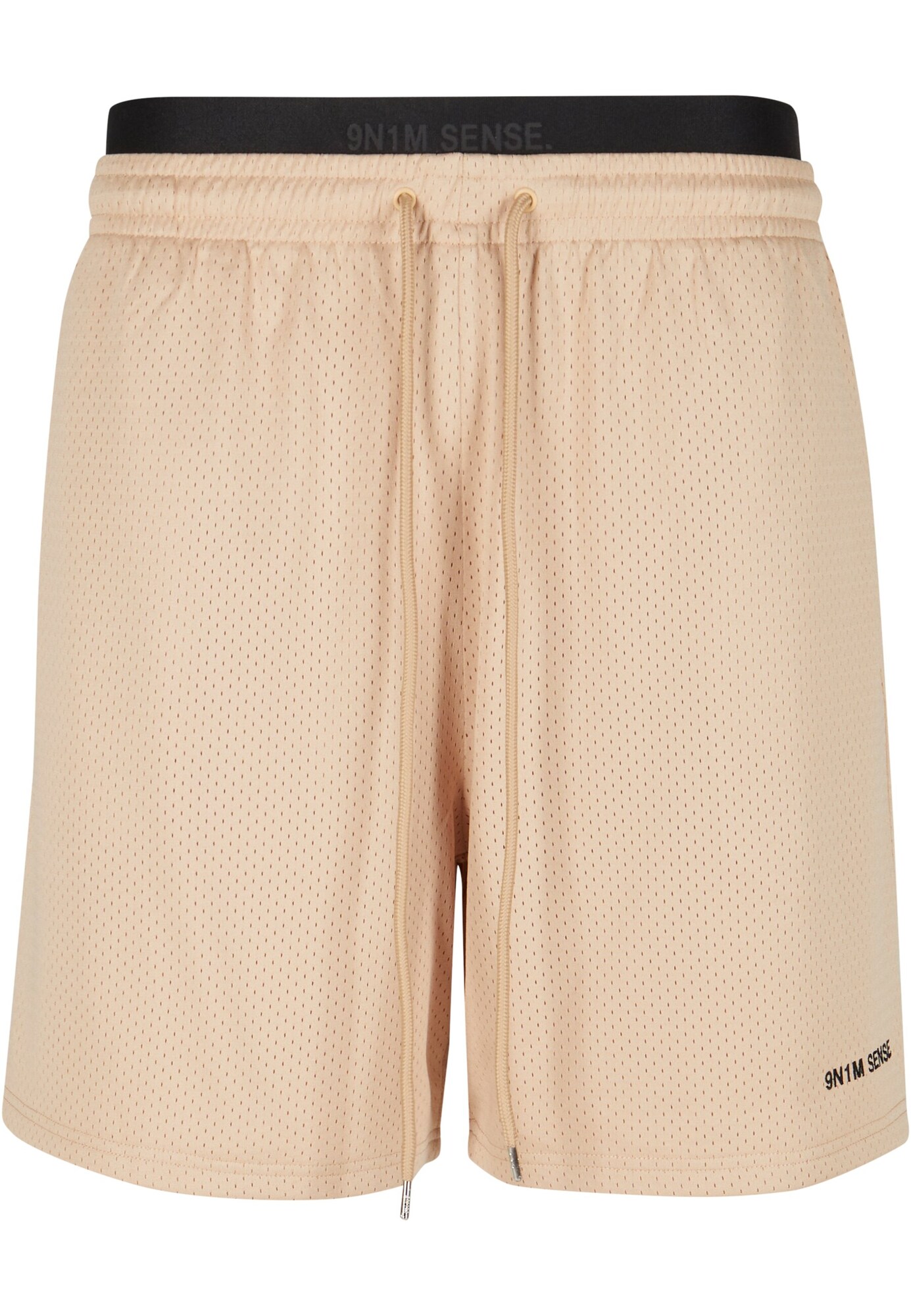 9N1M SENSE Pantaloni Essential  maro / negru