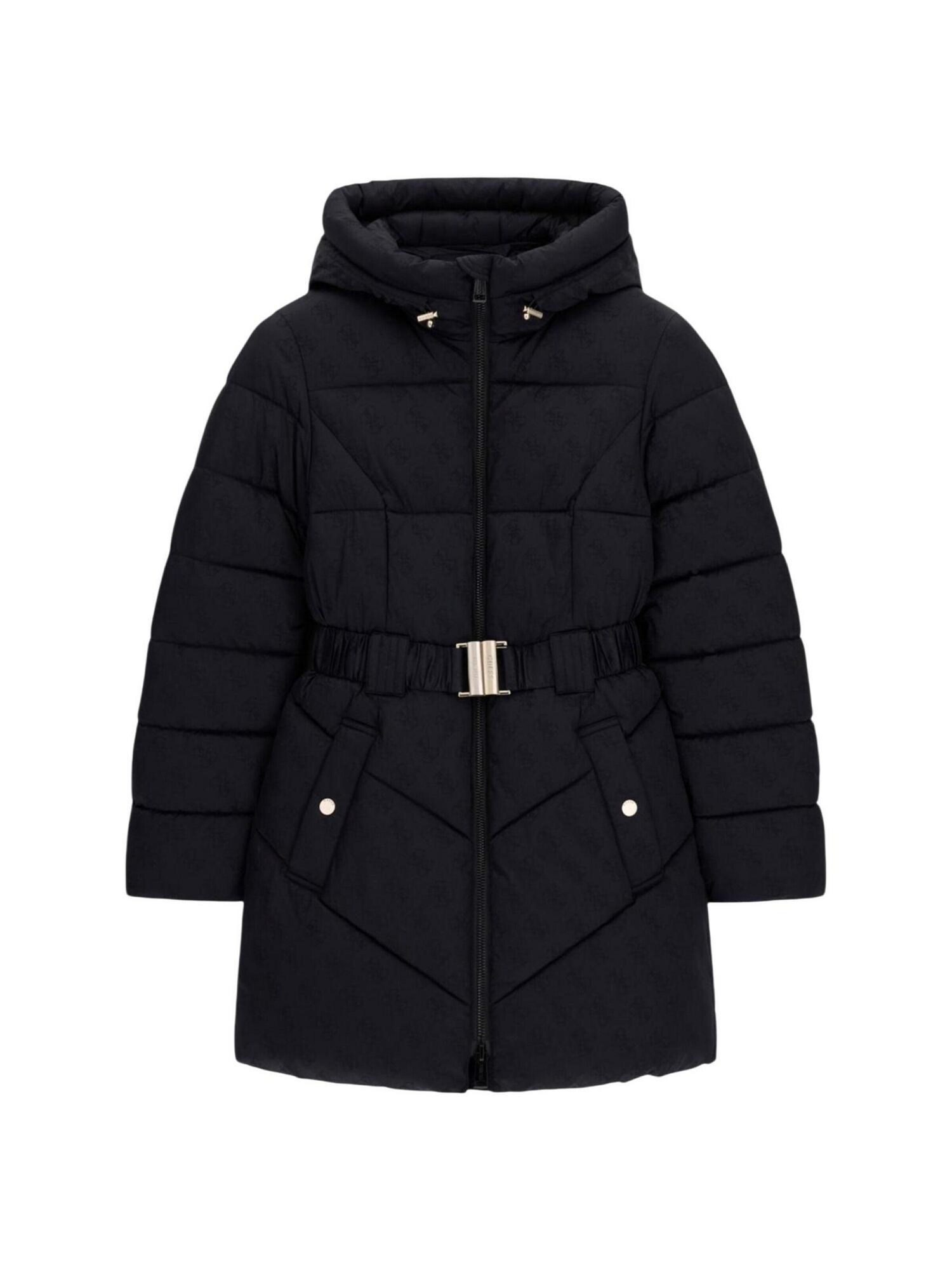 GUESS Chaqueta de invierno 'NEW IMMA LOGO MIDI P W6BL50 W4144' negro – imagen 1