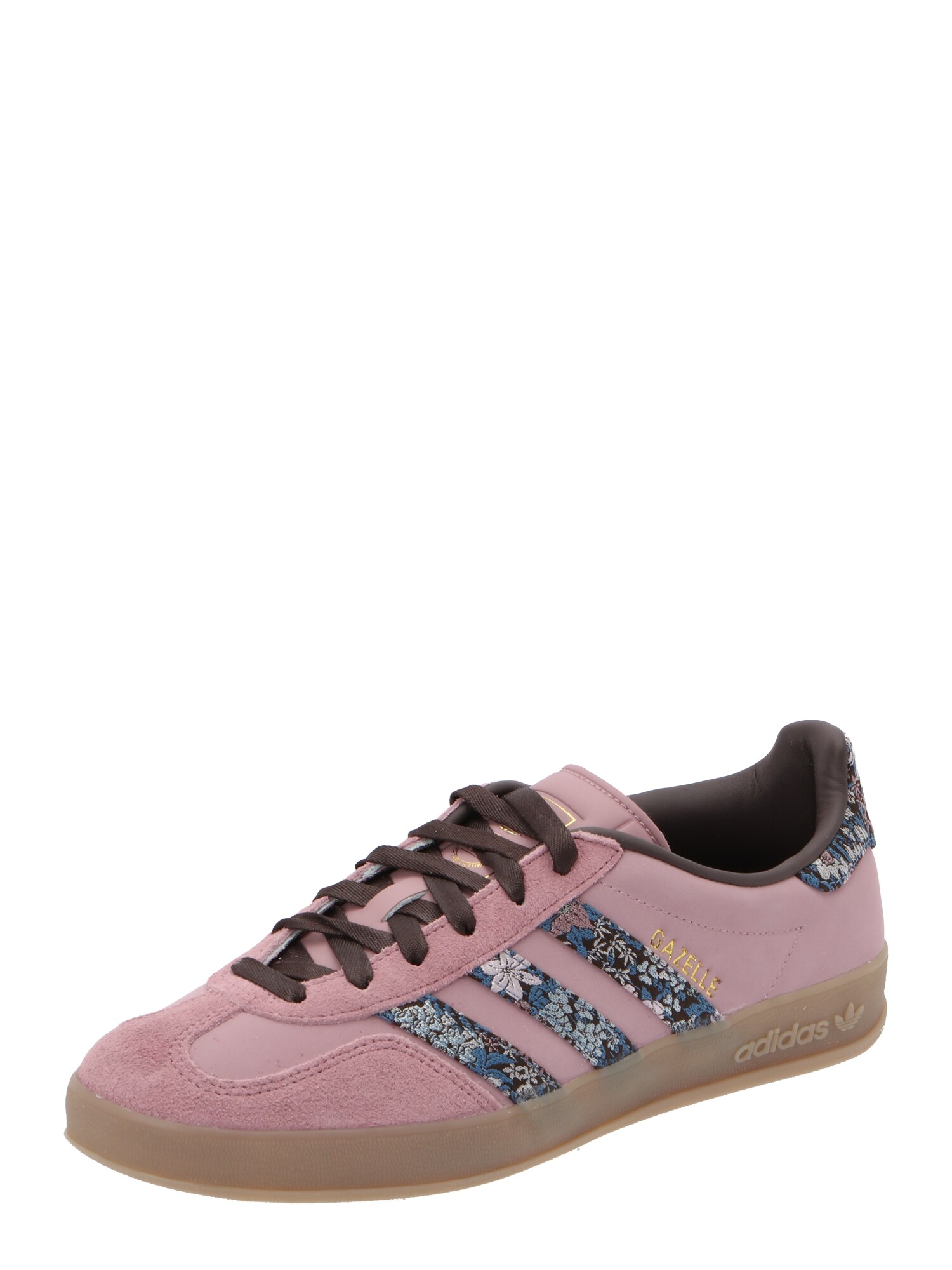 ADIDAS ORIGINALS Sneaker low Gazelle X Liberty London azur / maro închis / mov orhidee / roz