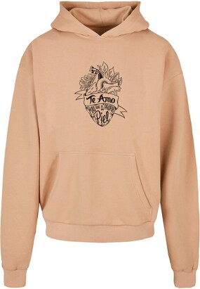 Merchcode Sweatshirt ‘Te Amo’ Beige / Grijs