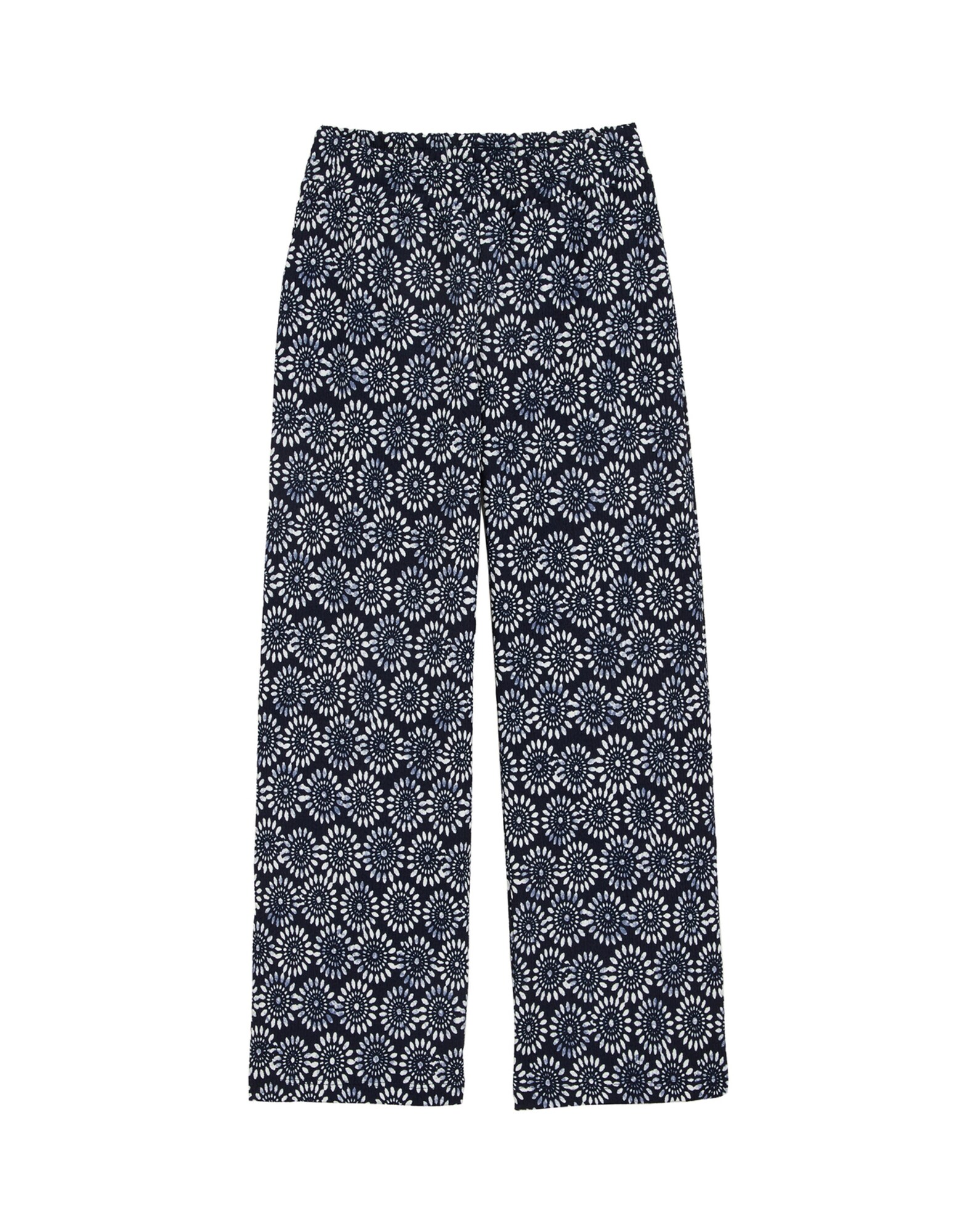 WE Fashion Nadrág  tengerészkék / fehér akciós termékkép 1